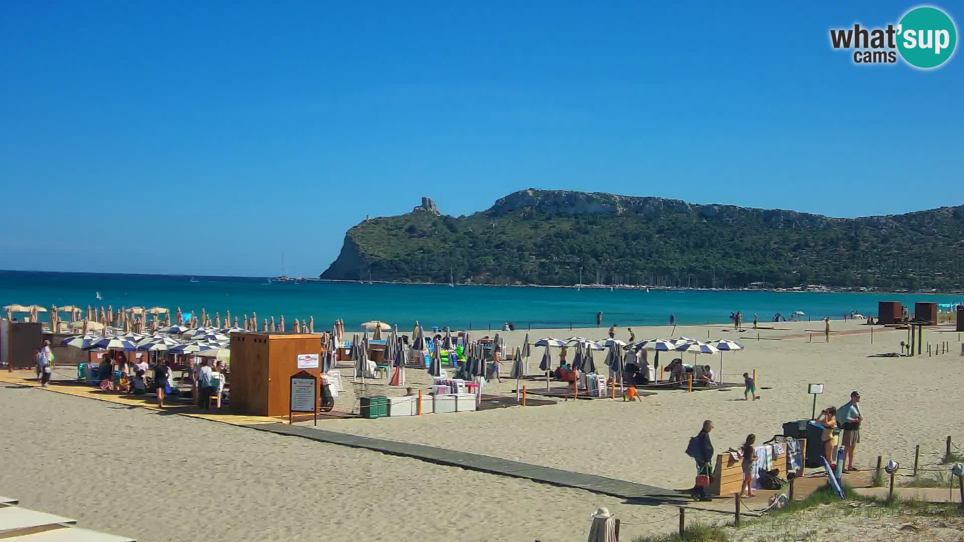 Poetto beach webcam | Cagliari | Sardinia