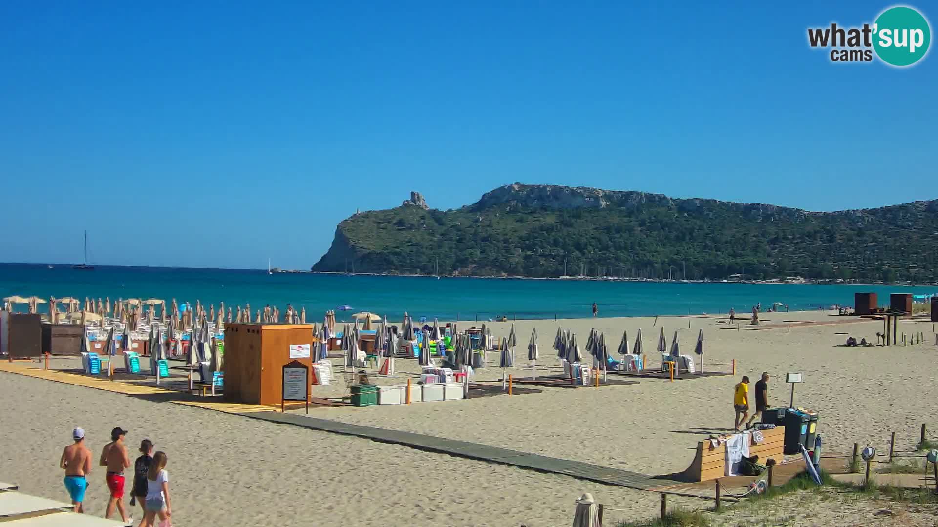Poetto beach webcam | Cagliari | Sardinija