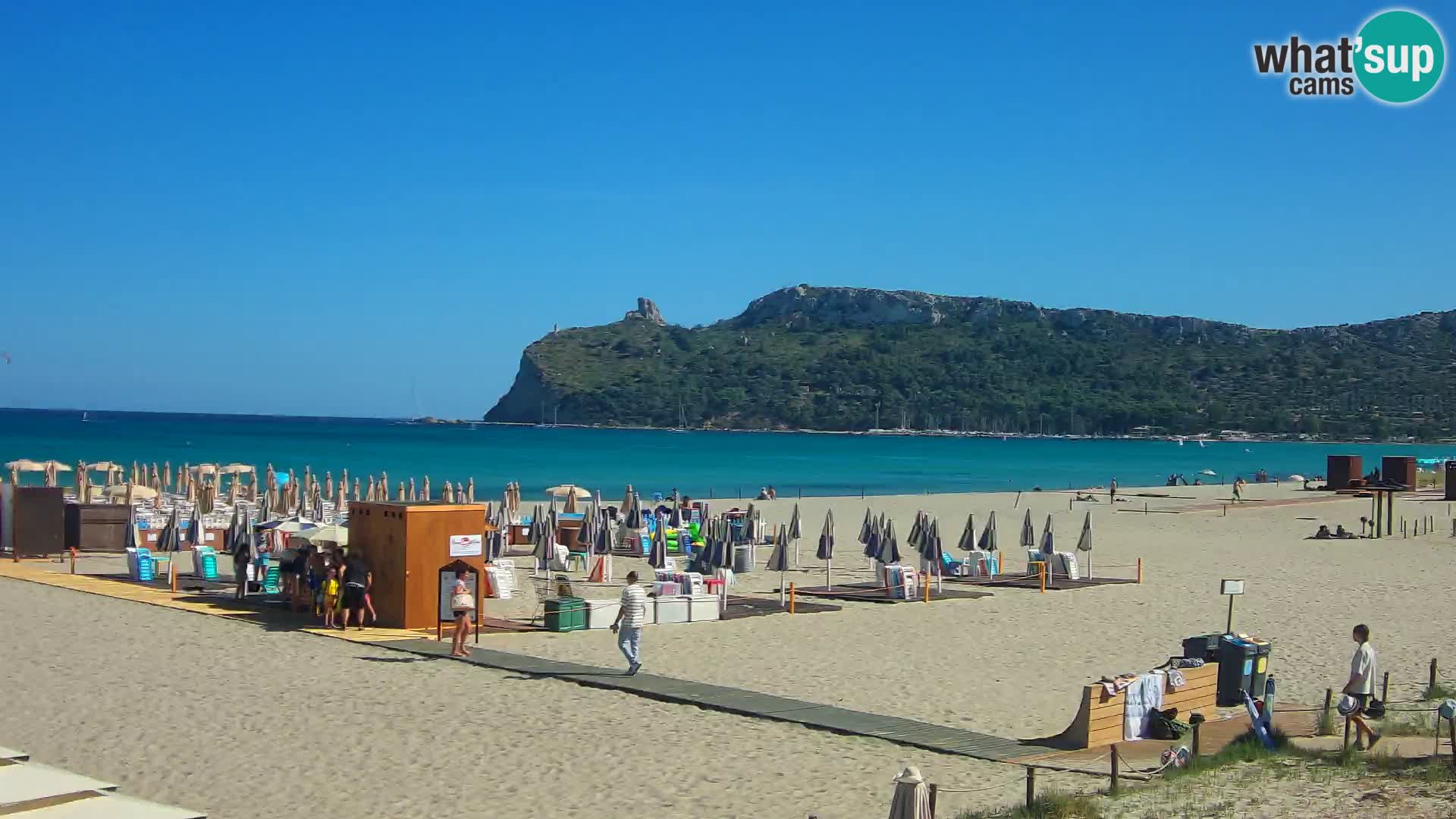 Poetto beach webcam | Cagliari | Sardinija