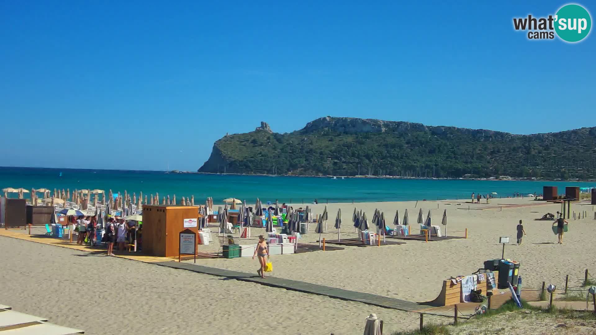 Webcam plage de Poetto | Cagliari | Sardaigne