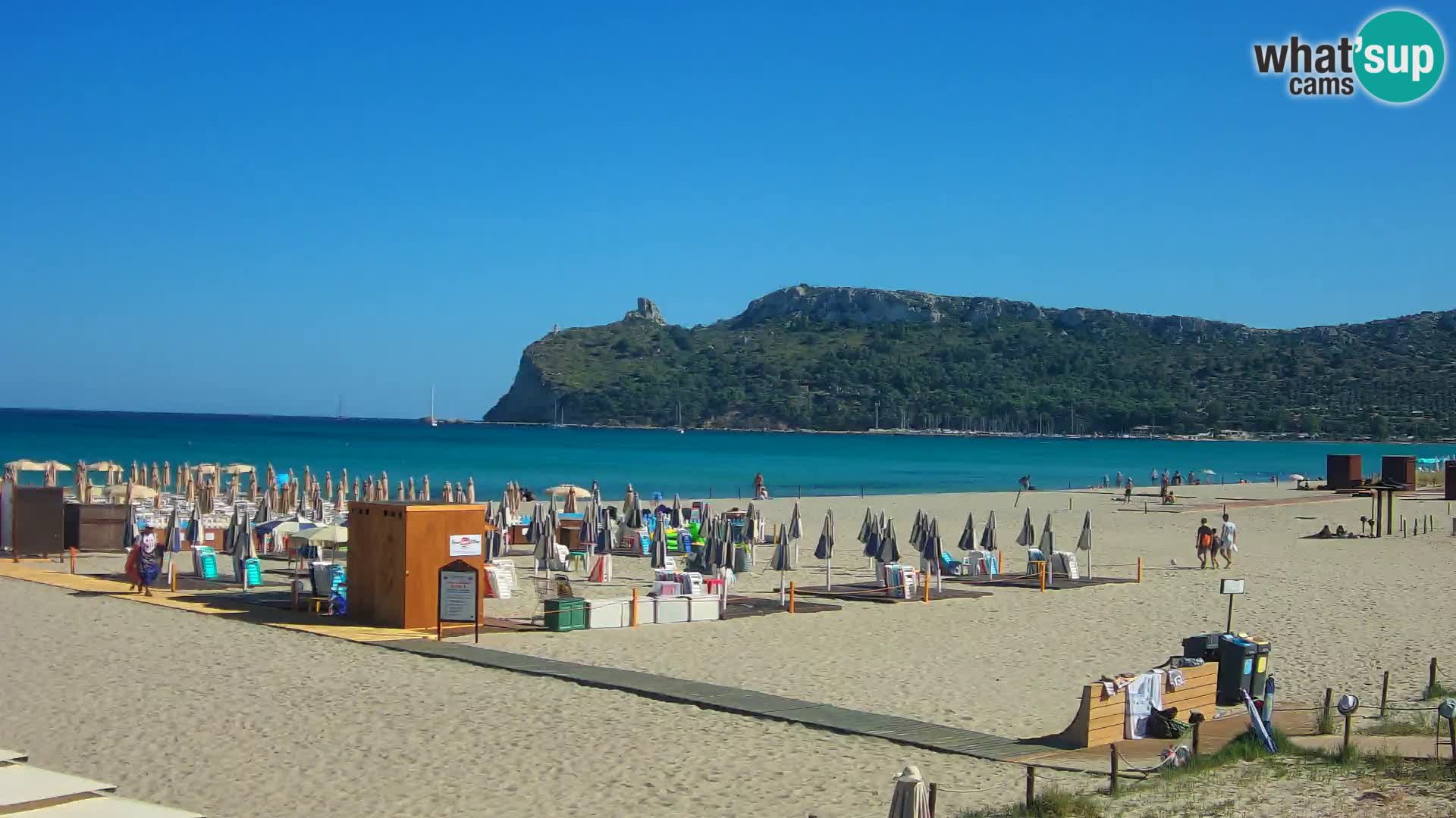 Webcam plage de Poetto | Cagliari | Sardaigne