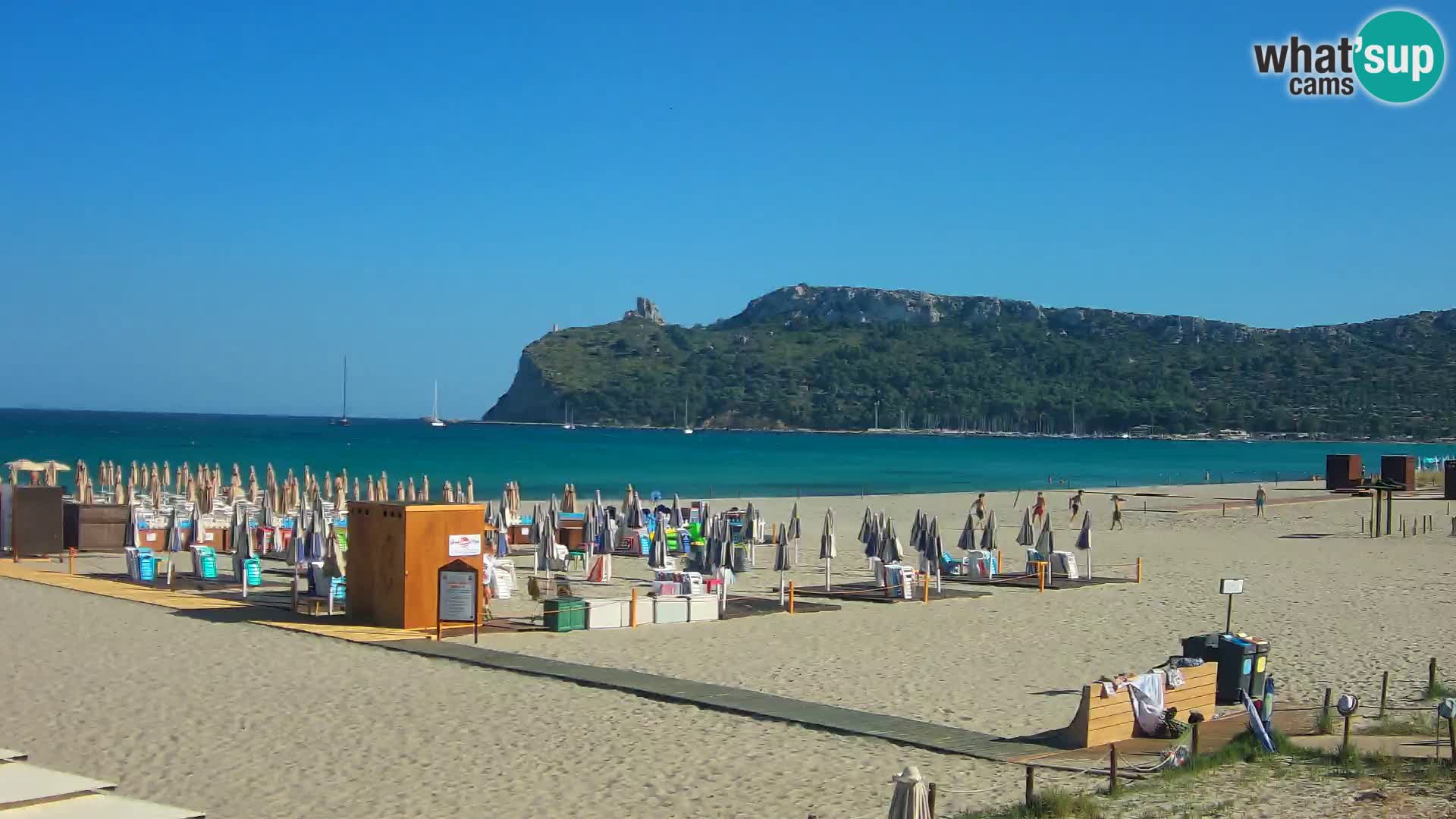 Webcam plage de Poetto | Cagliari | Sardaigne