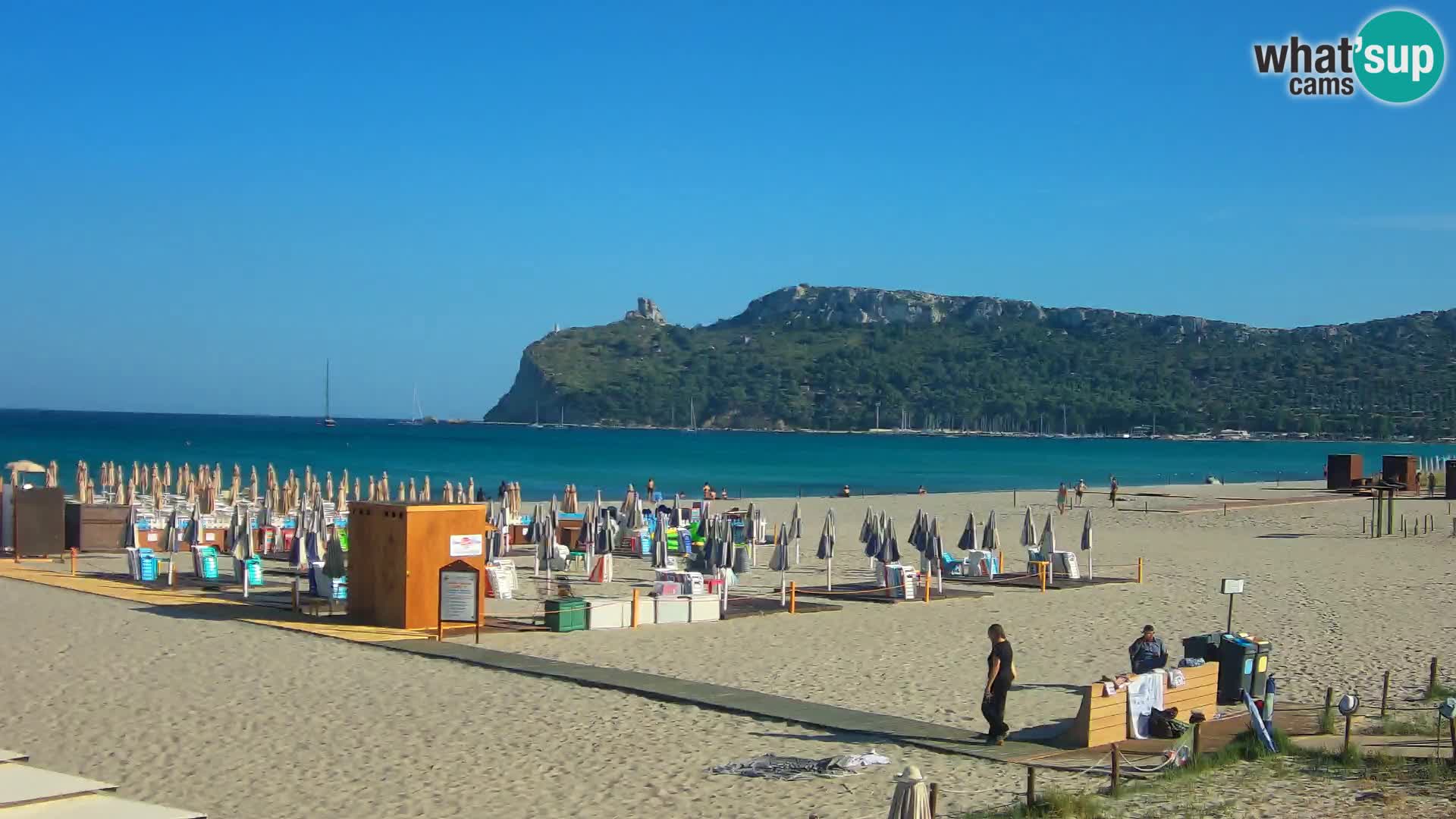 Poetto beach webcam | Cagliari | Sardinia