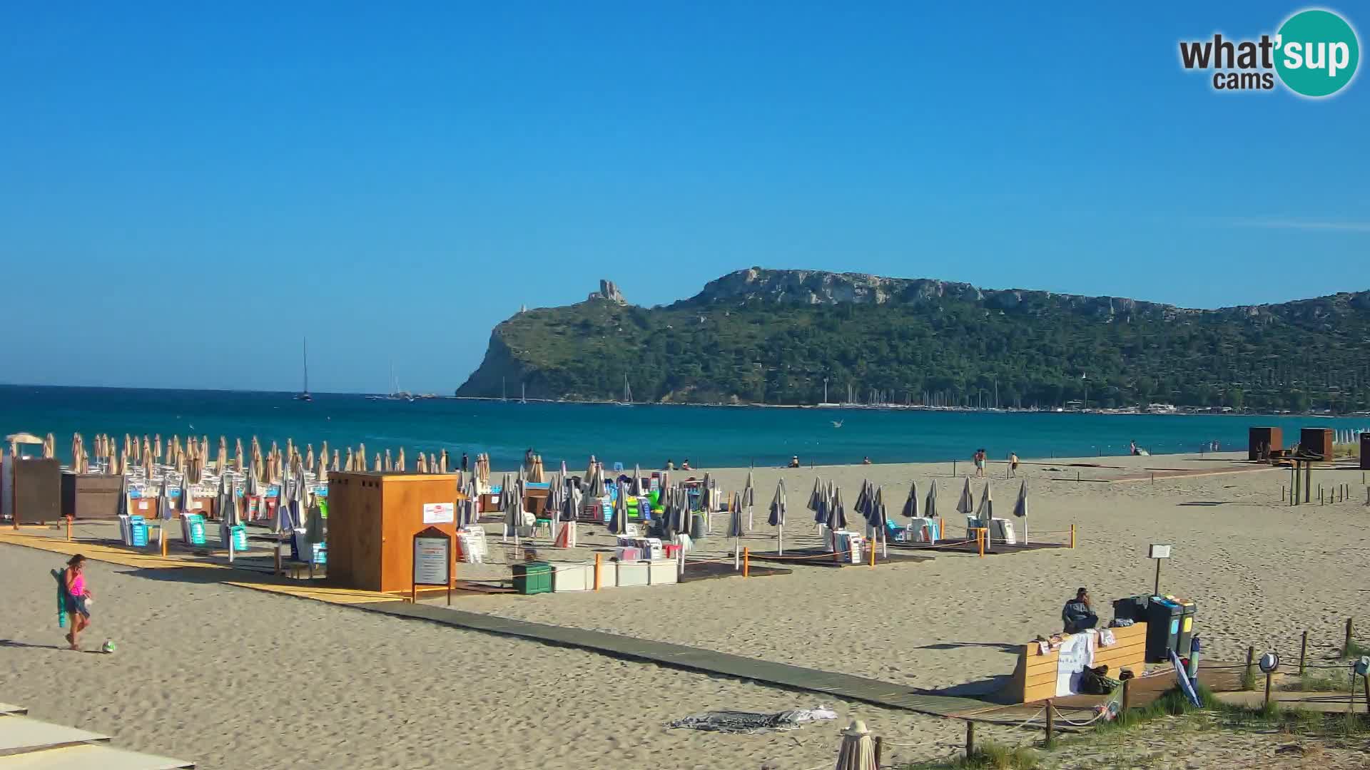 Webcam plage de Poetto | Cagliari | Sardaigne