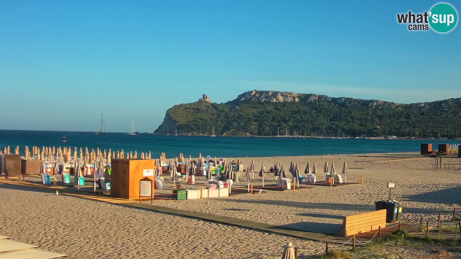 Poetto beach webcam | Cagliari | Sardinia