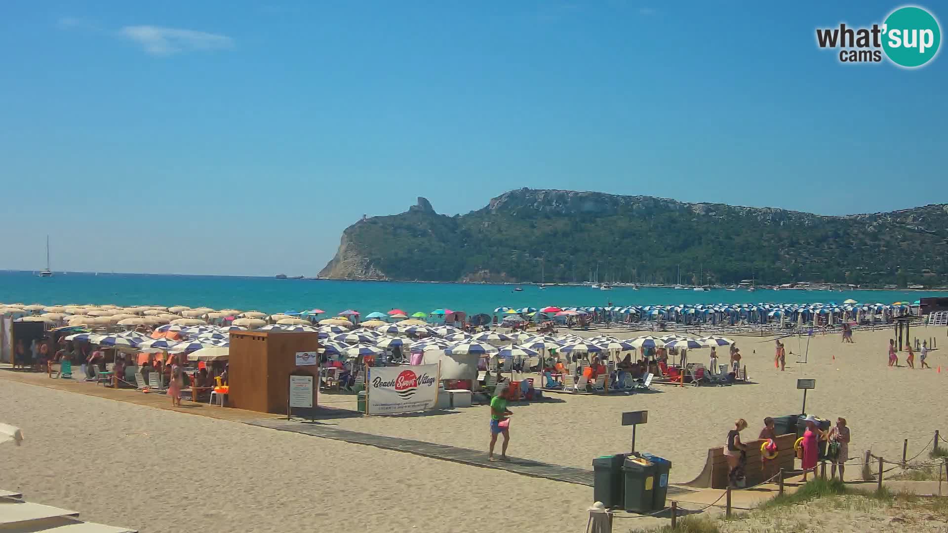 Webcam spiaggia del Poetto | Cagliari | Sardegna