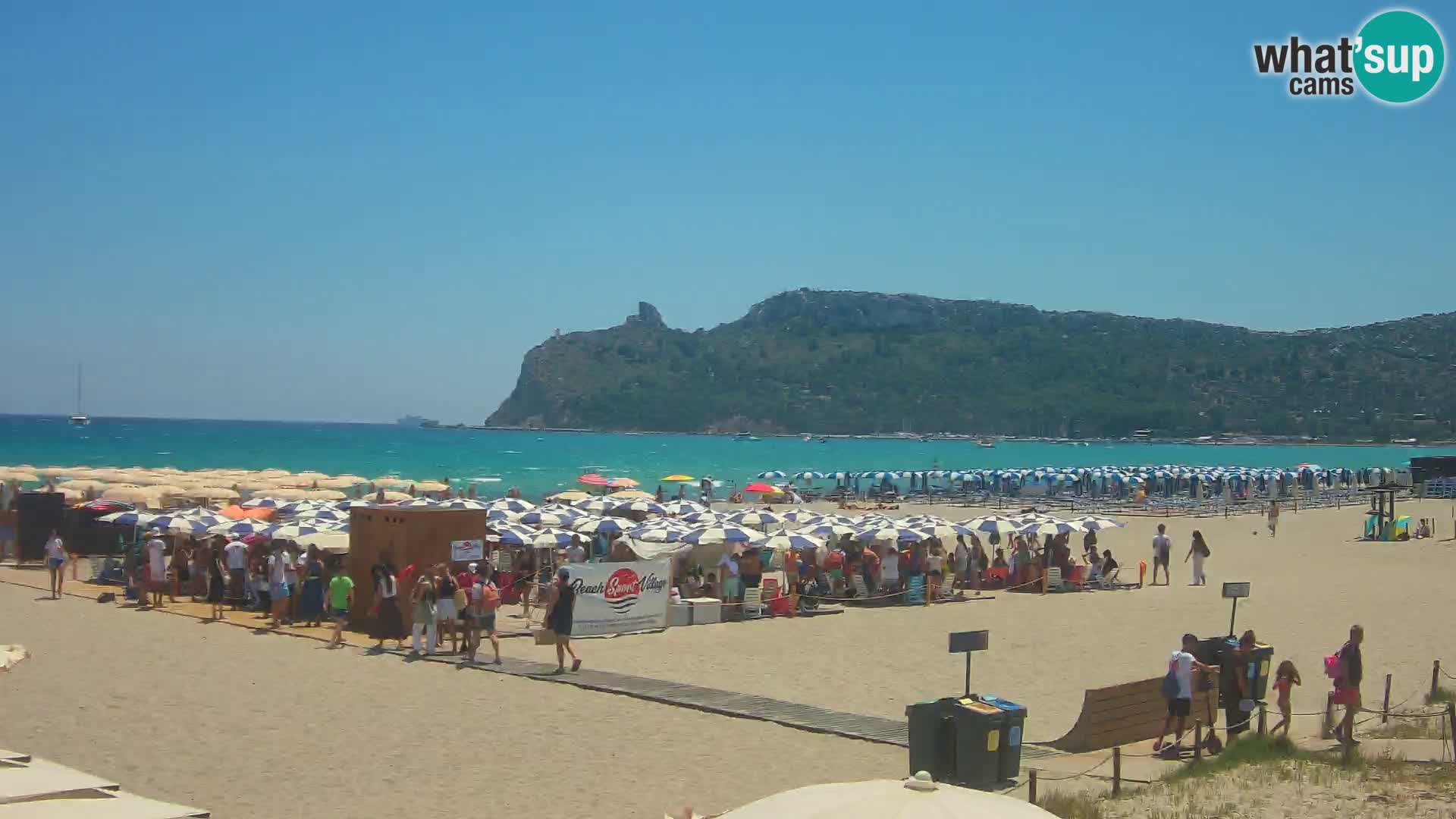 Poetto beach webcam | Cagliari | Sardinia