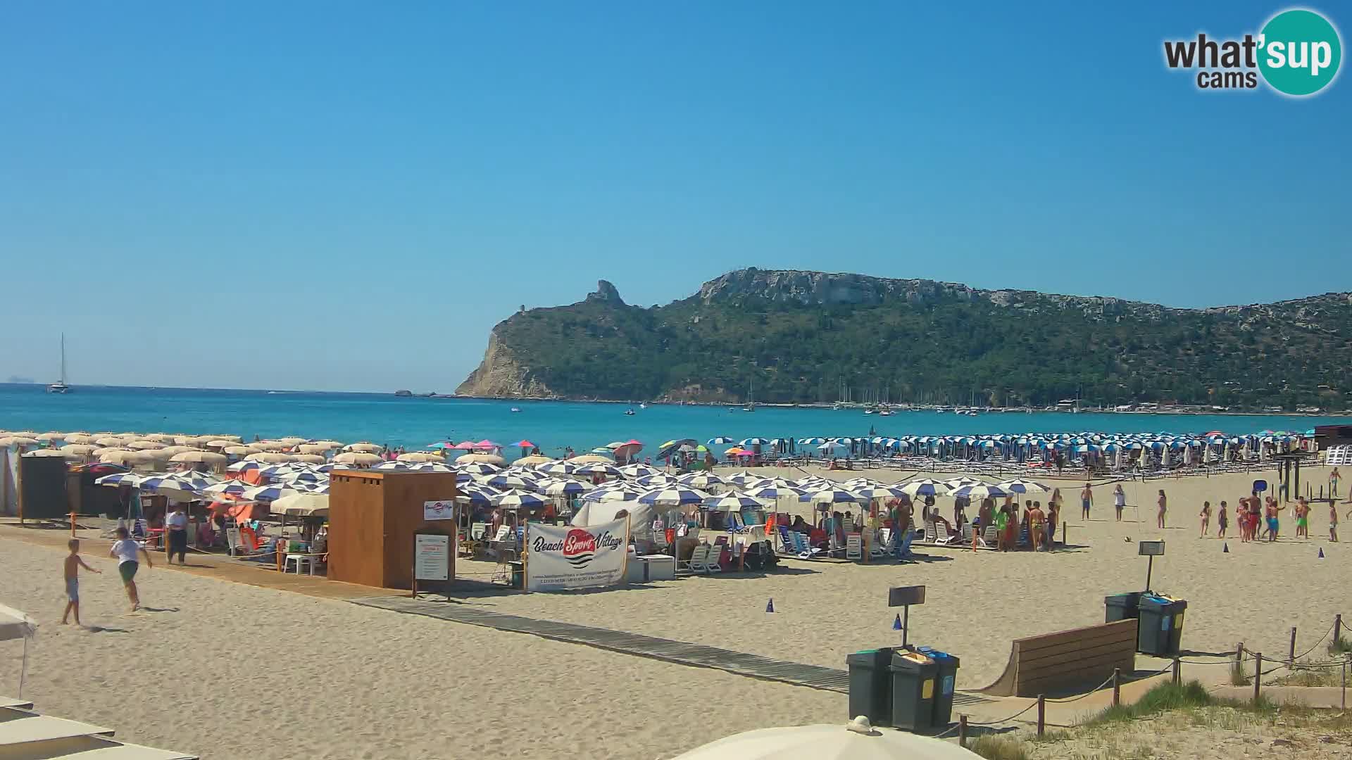 Poetto beach webcam | Cagliari | Sardinia