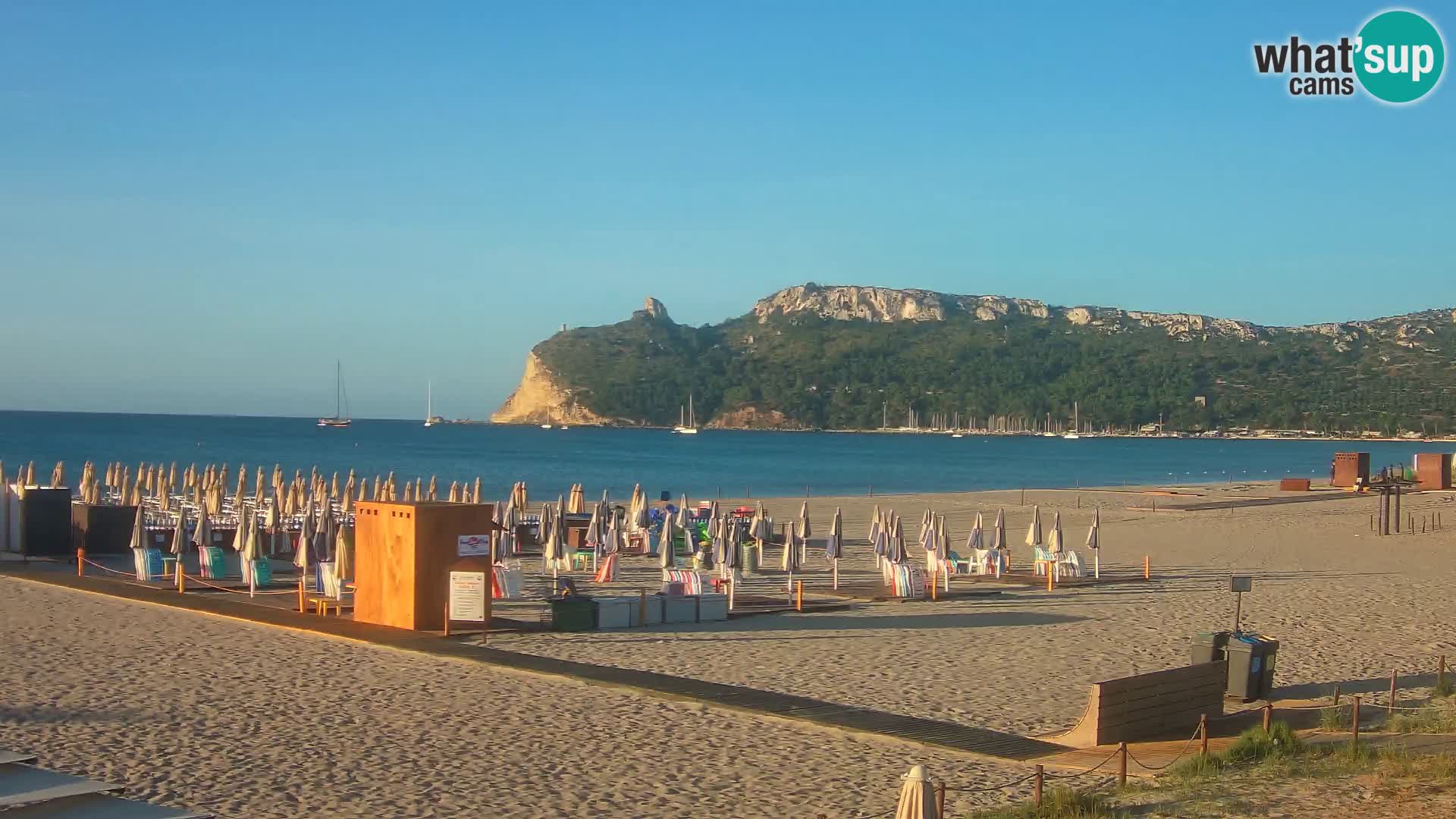 Poetto Strand Webcam | Cagliari | Sardinien