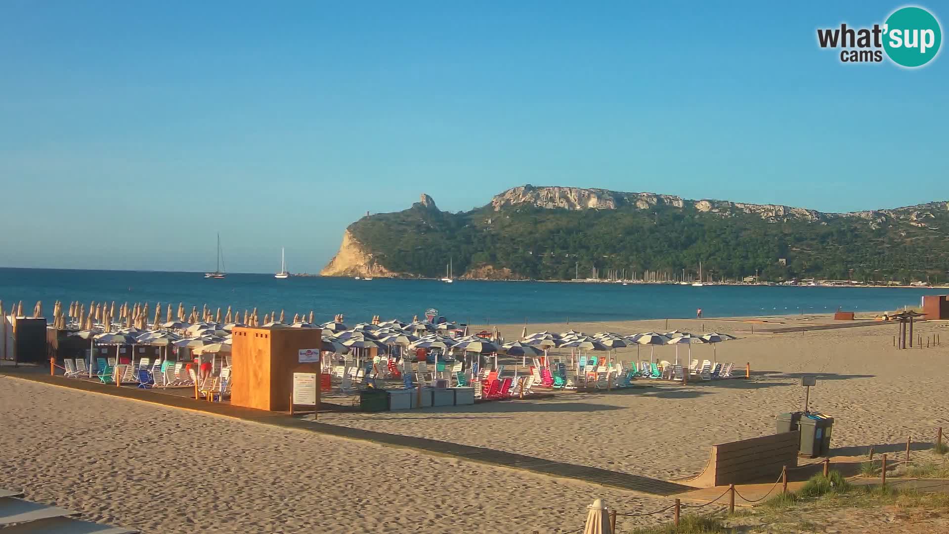 Poetto beach webcam | Cagliari | Sardinia
