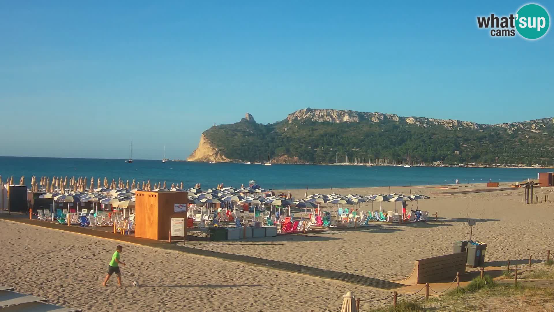 Poetto beach webcam | Cagliari | Sardinia
