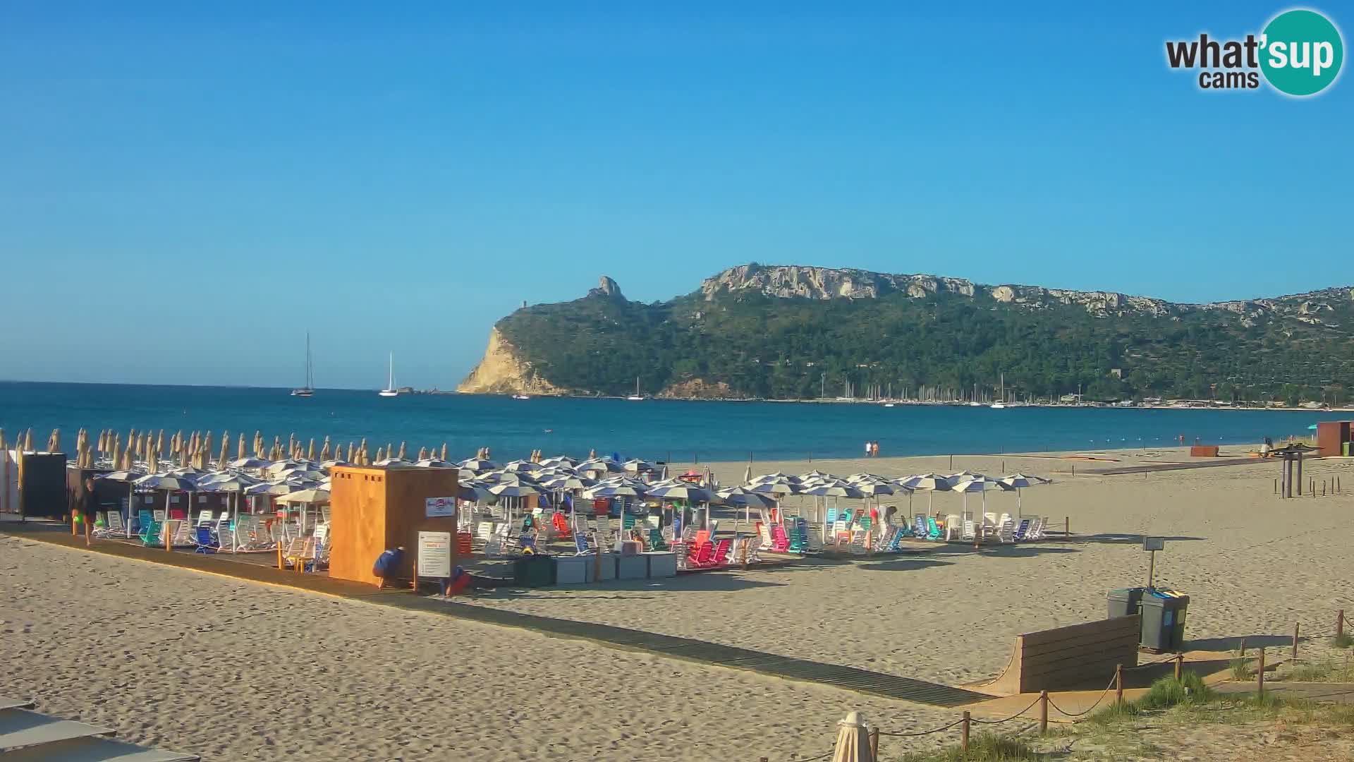 Poetto beach webcam | Cagliari | Sardinia