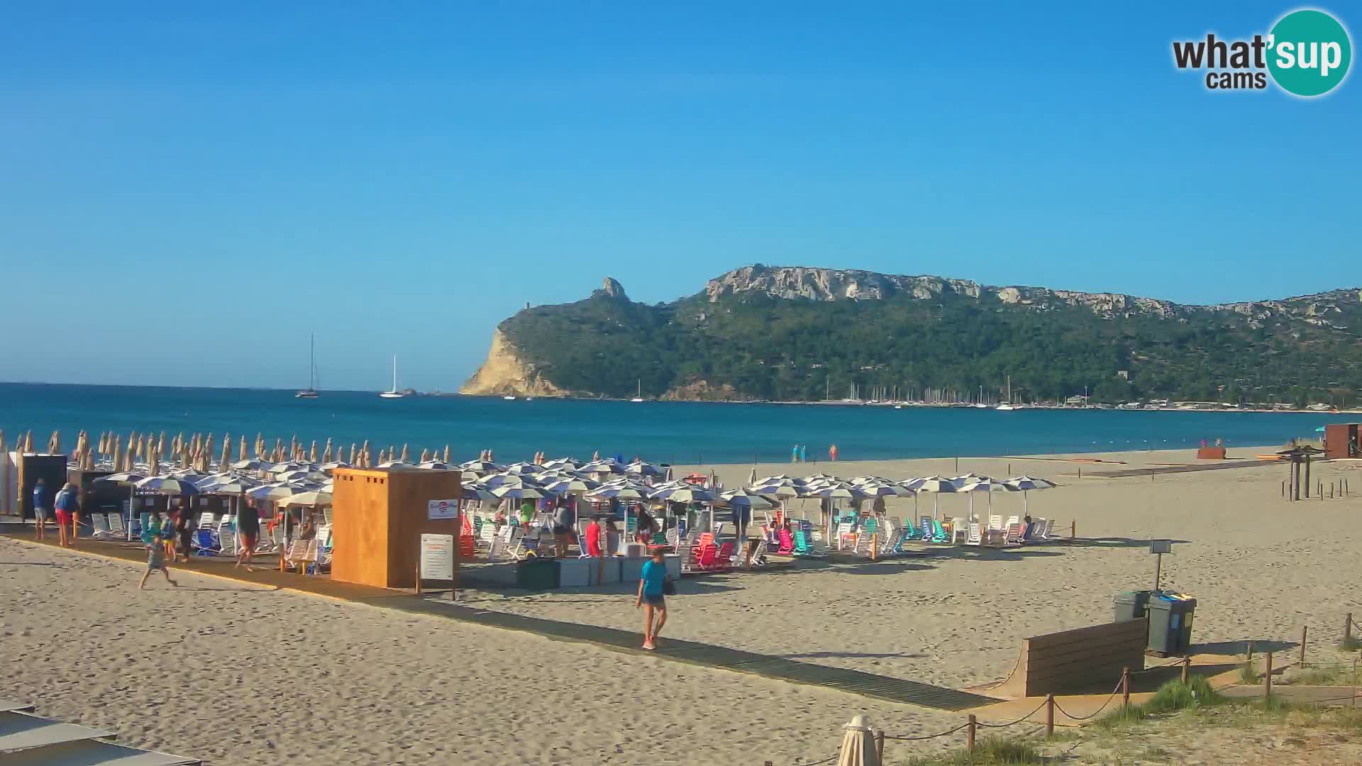 Webcam plage de Poetto | Cagliari | Sardaigne
