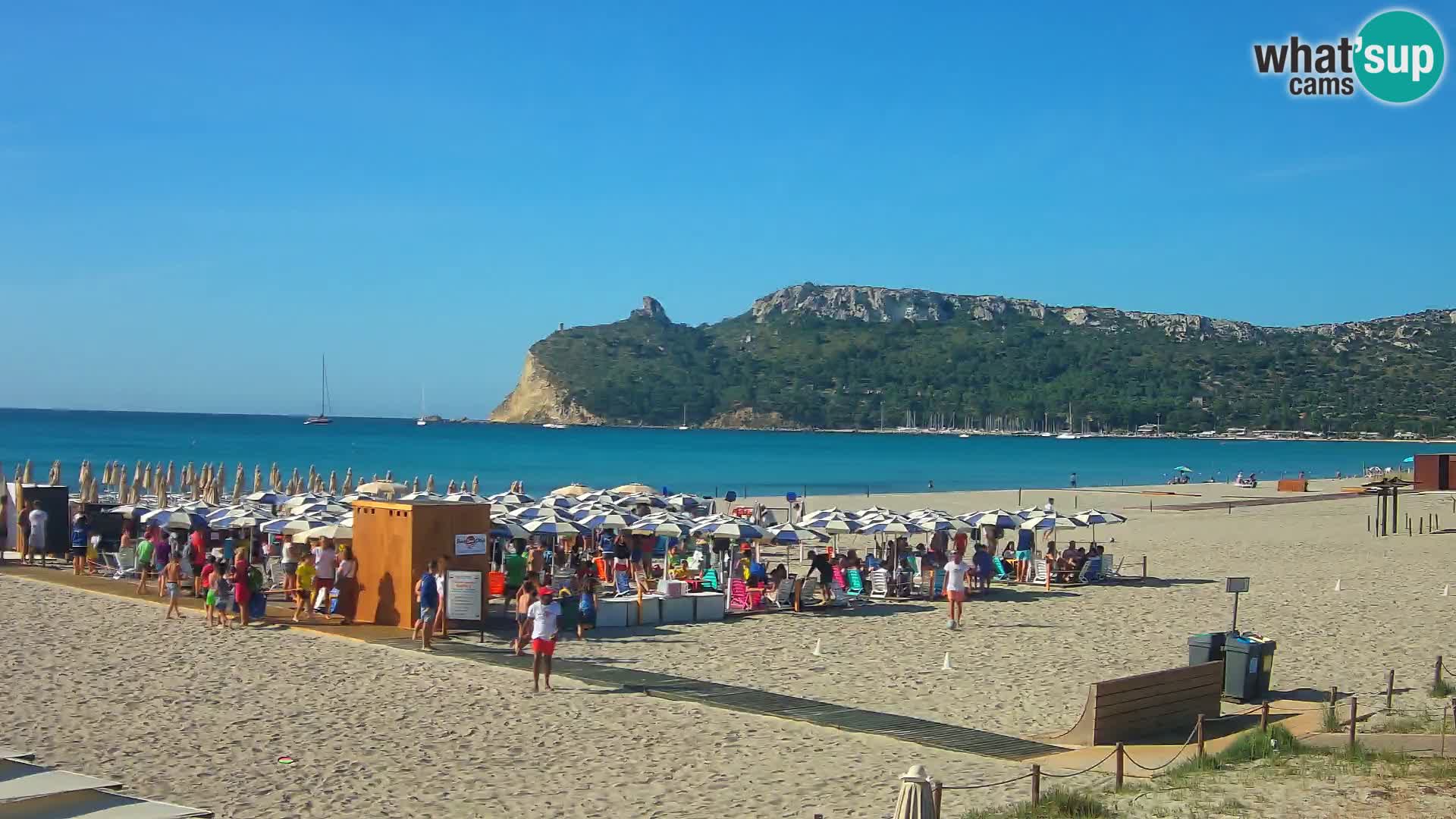 Poetto beach webcam | Cagliari | Sardinia