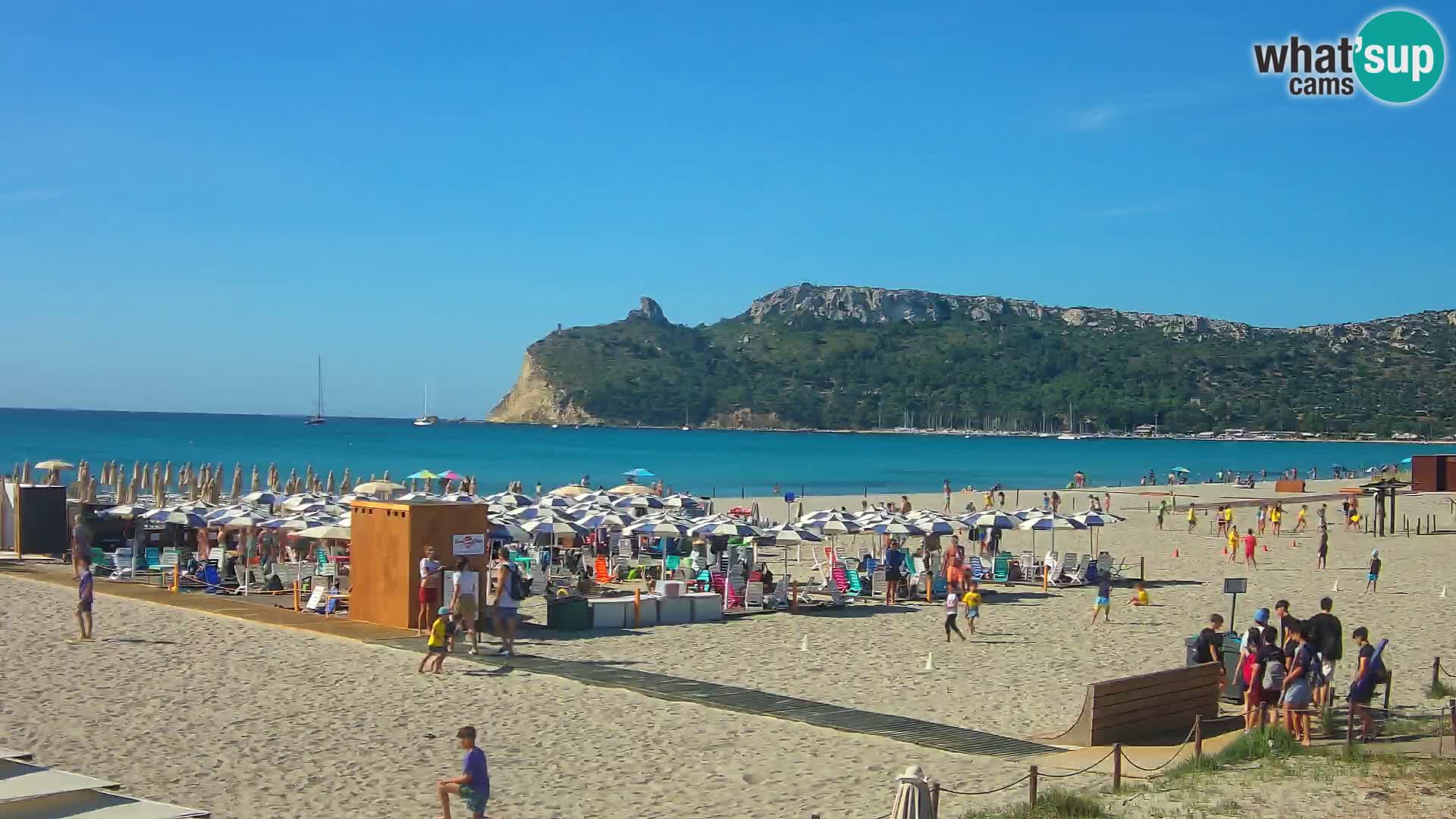 Webcam plage de Poetto | Cagliari | Sardaigne