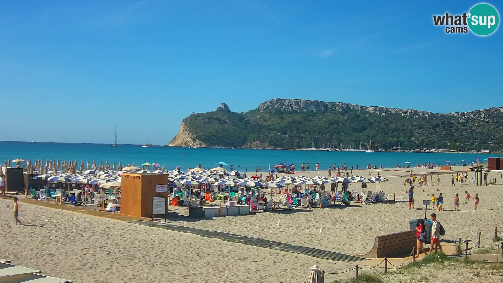 Webcam plage de Poetto | Cagliari | Sardaigne