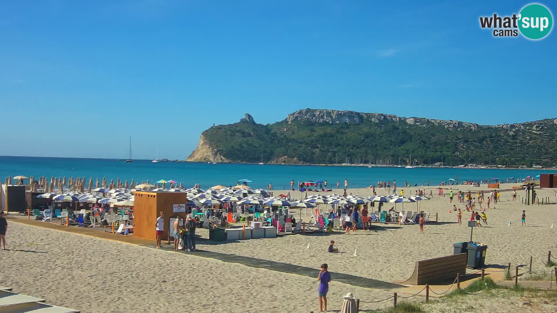 Poetto beach webcam | Cagliari | Sardinia