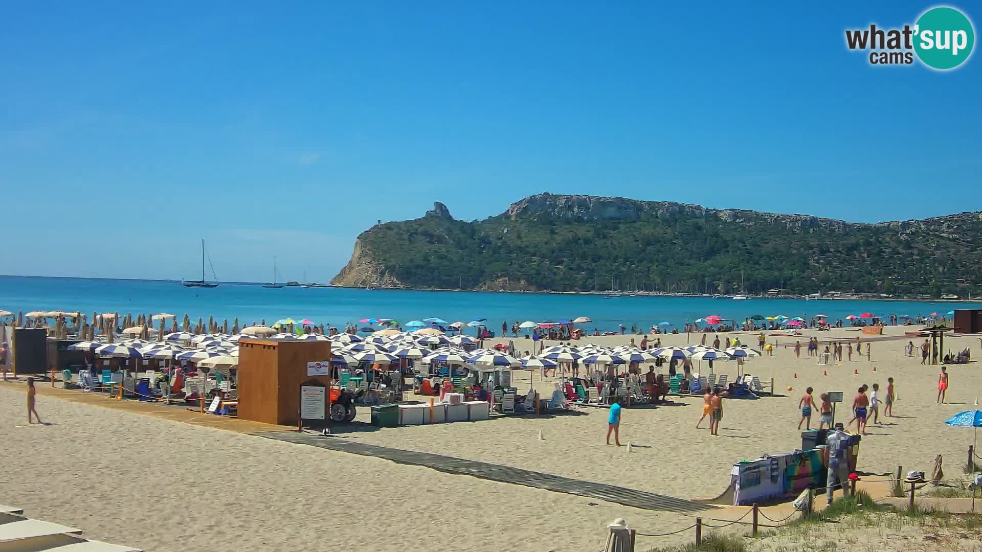 Webcam plage de Poetto | Cagliari | Sardaigne