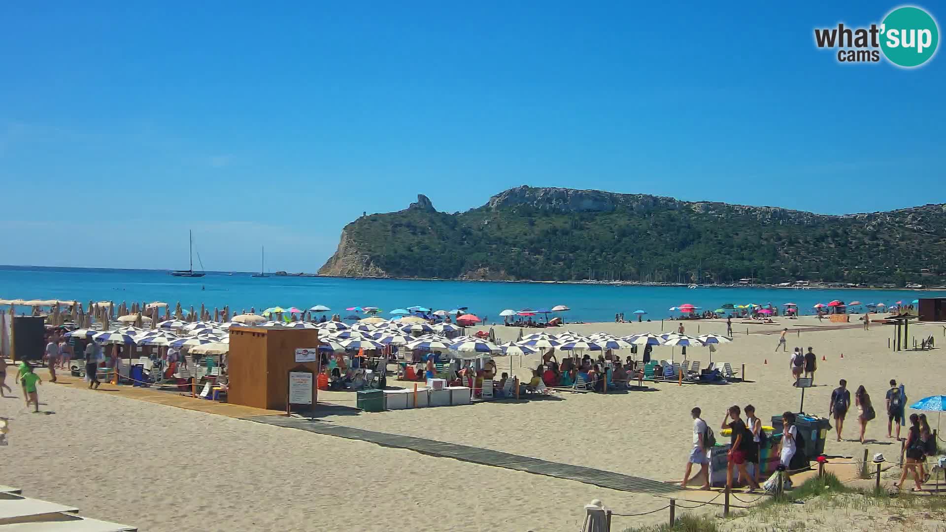 Poetto beach webcam | Cagliari | Sardinia