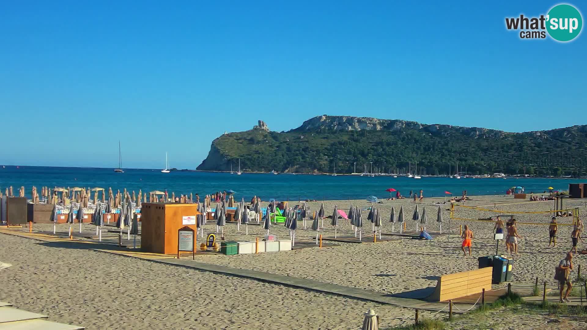 Poetto beach webcam | Cagliari | Sardinia