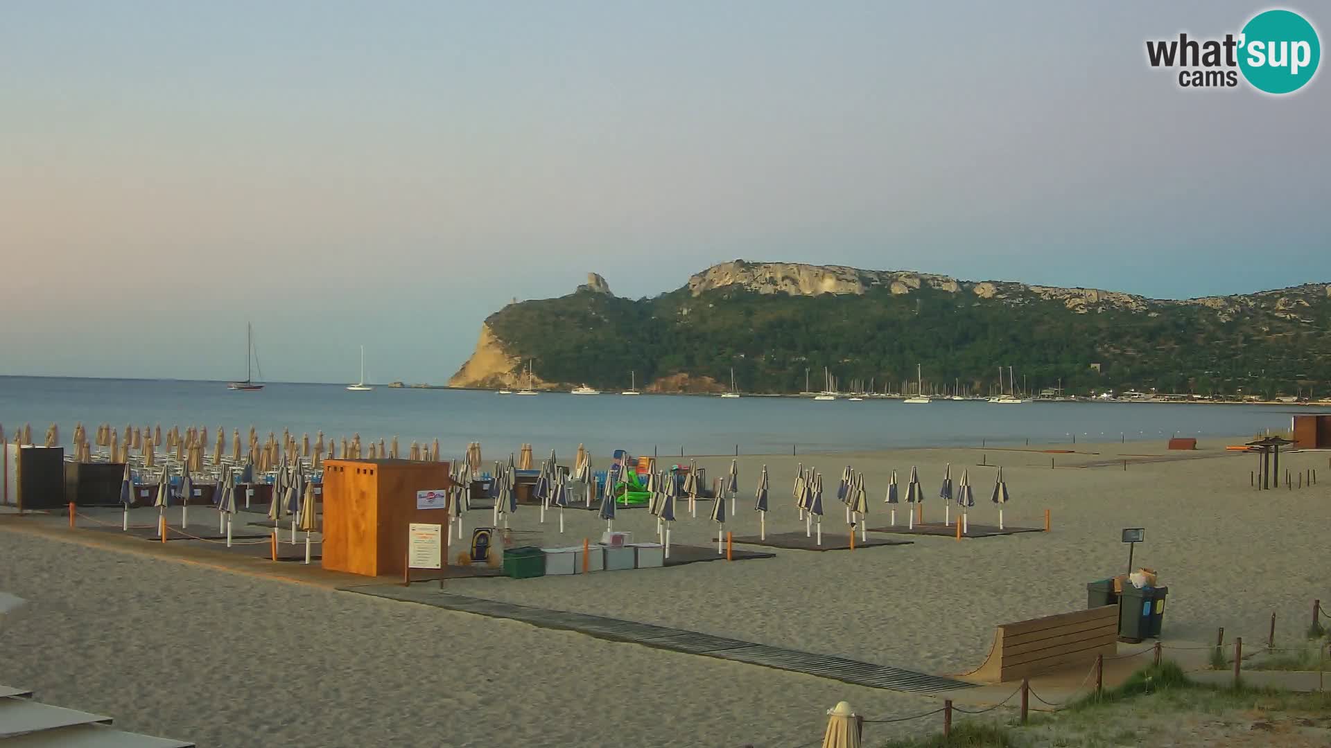 Poetto beach webcam | Cagliari | Sardinija