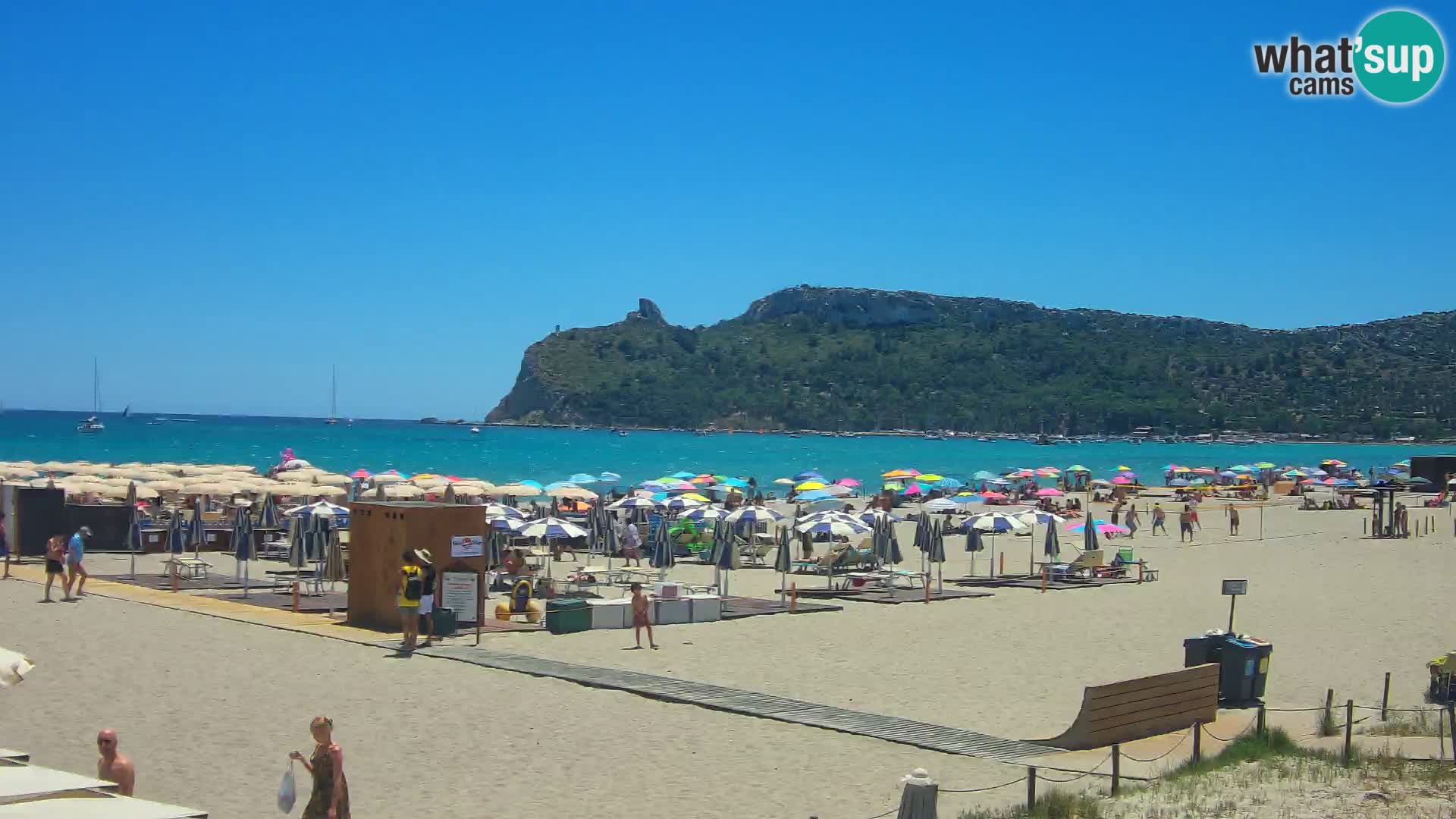 Poetto beach webcam | Cagliari | Sardinia