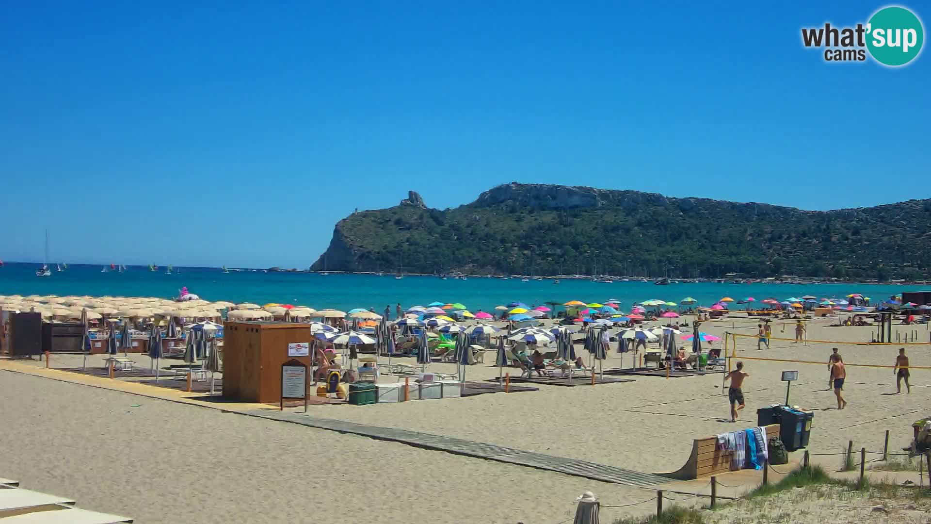 Poetto beach webcam | Cagliari | Sardinija