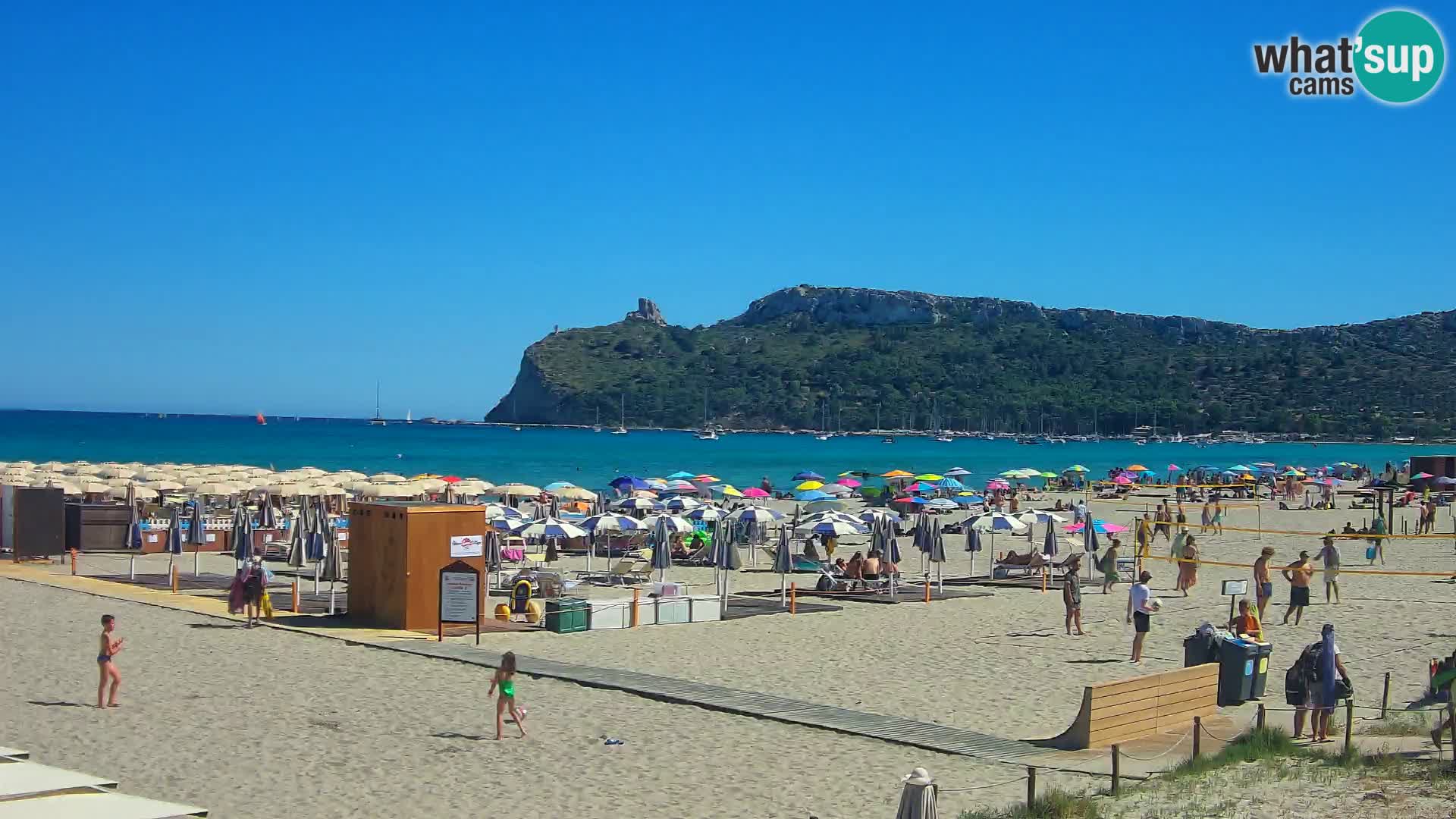 Webcam plage de Poetto | Cagliari | Sardaigne