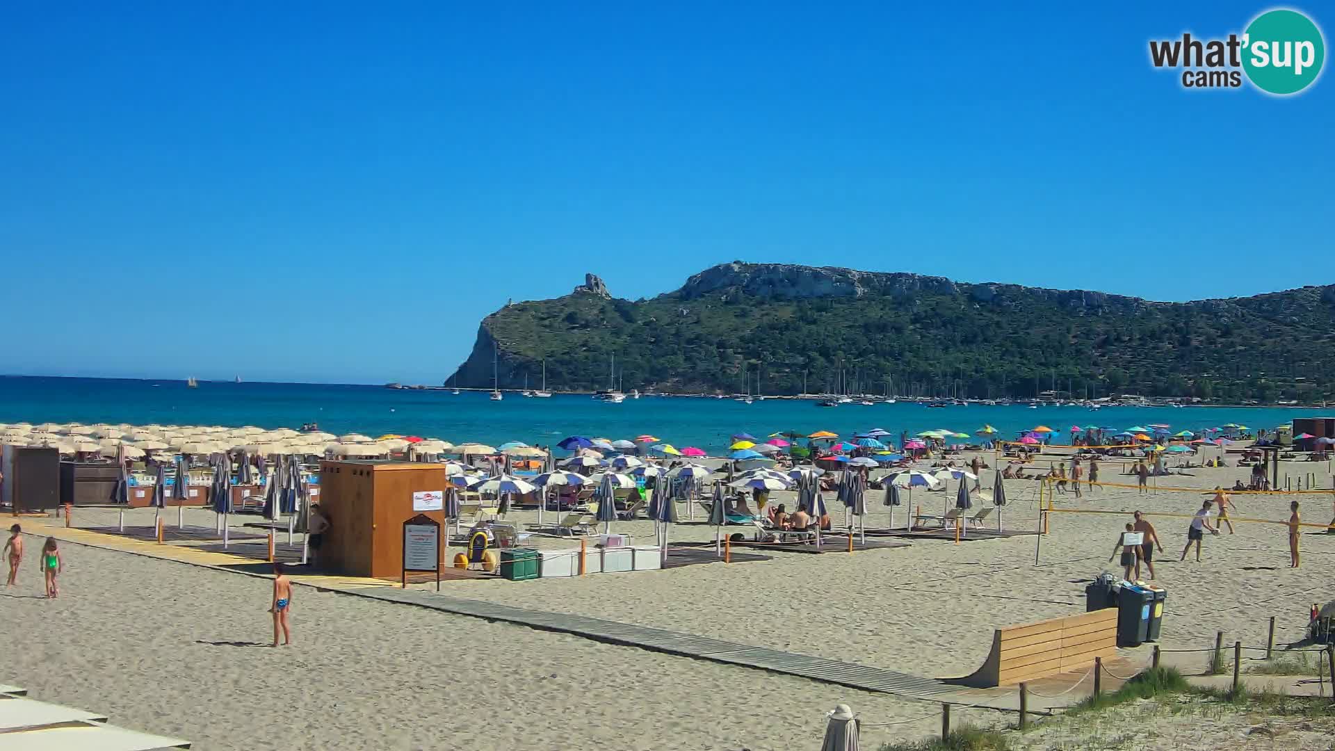 Poetto beach webcam | Cagliari | Sardinija