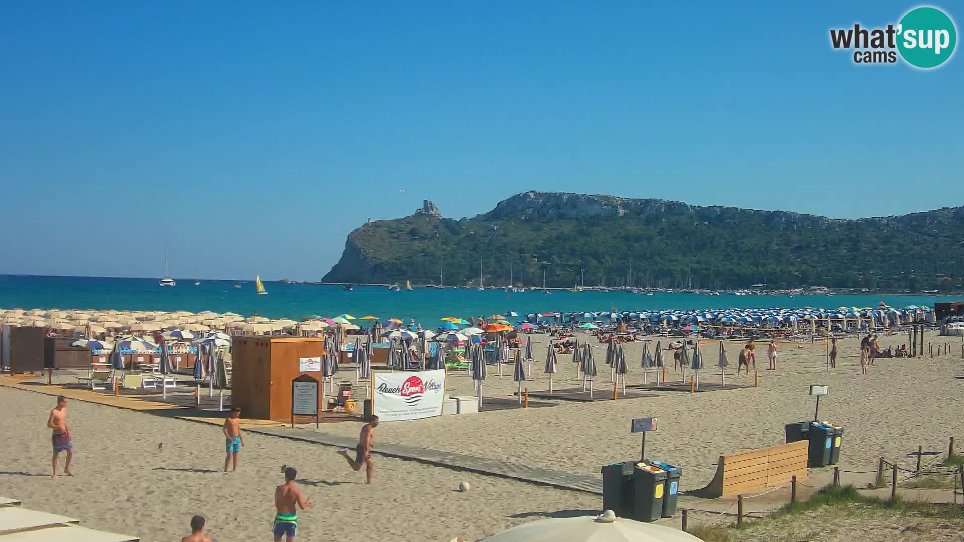 Poetto beach webcam | Cagliari | Sardinia
