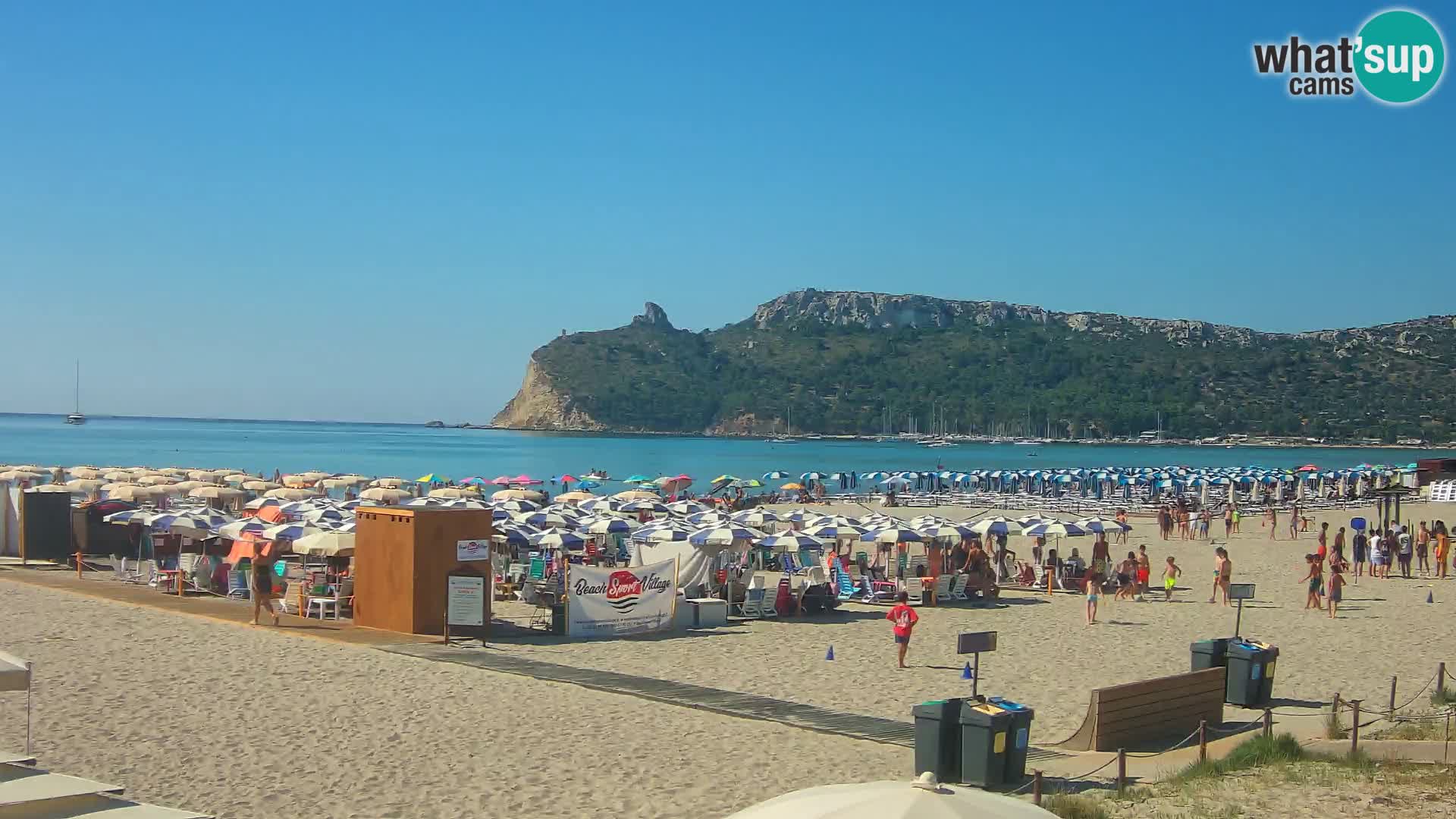 Poetto beach webcam | Cagliari | Sardinia