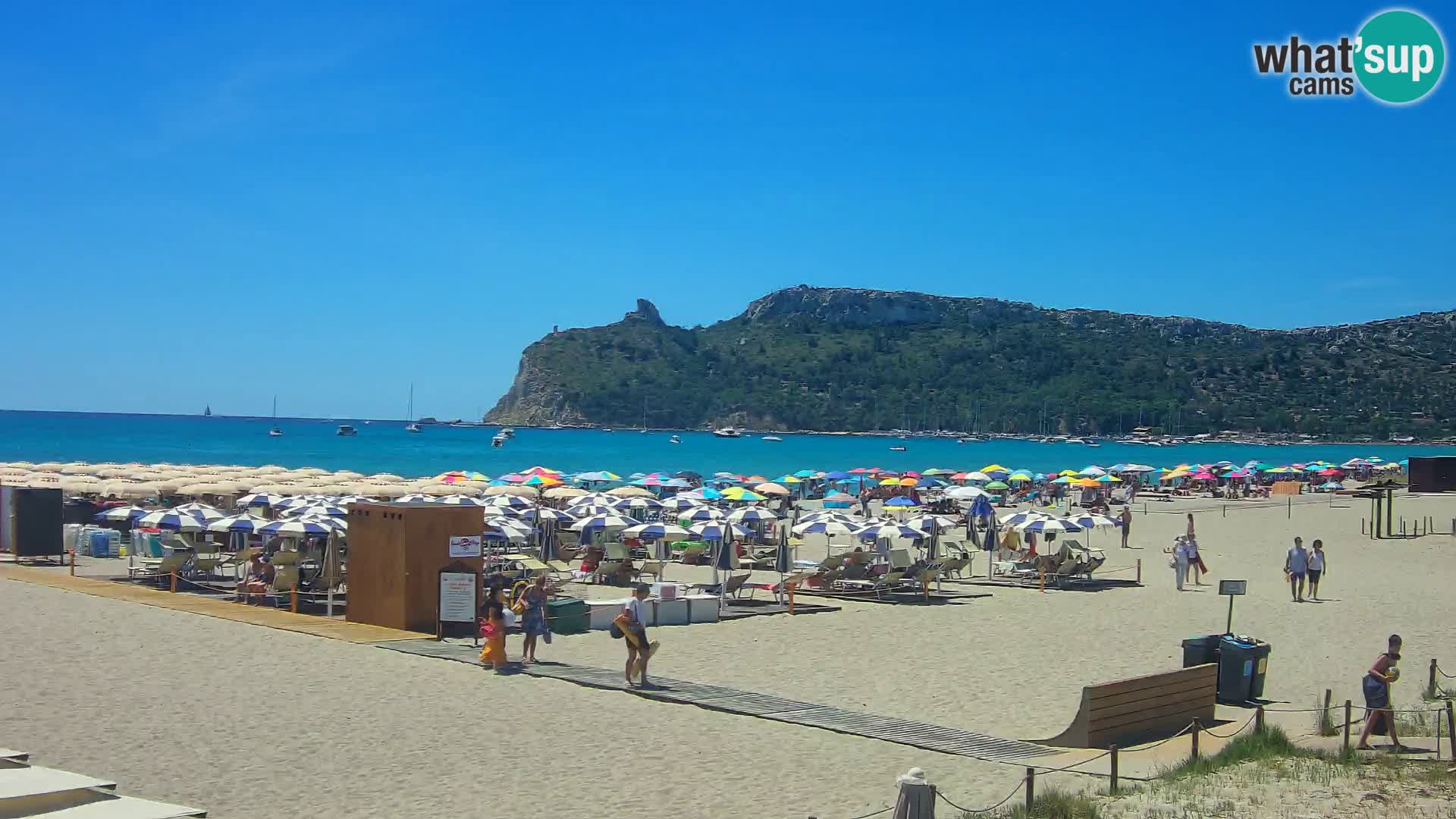 Poetto beach webcam | Cagliari | Sardinia