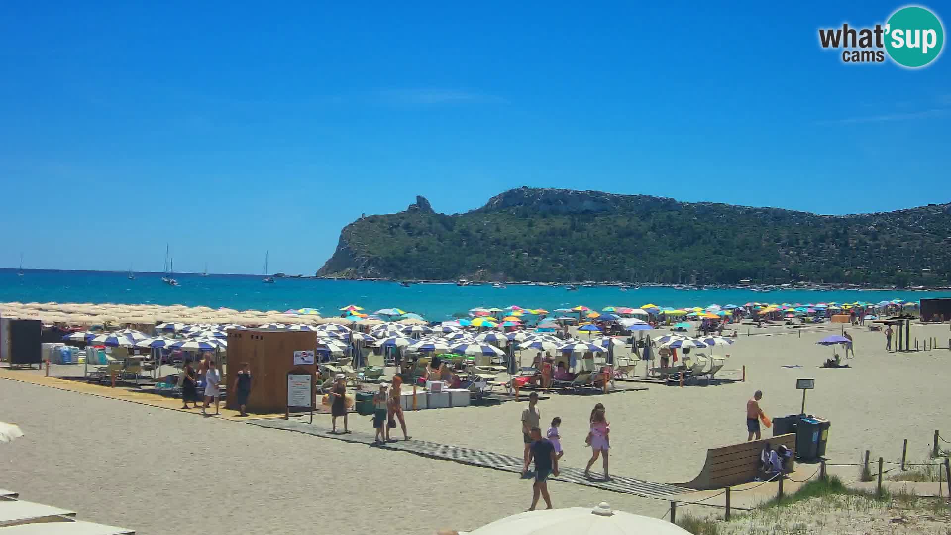 Poetto beach webcam | Cagliari | Sardinia