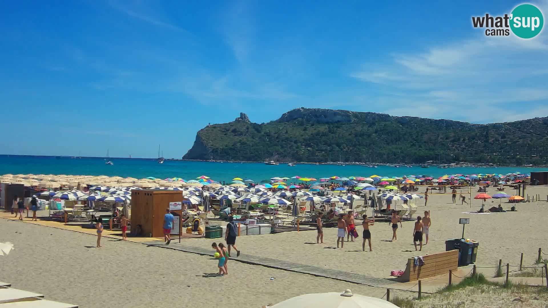 Webcam plage de Poetto | Cagliari | Sardaigne