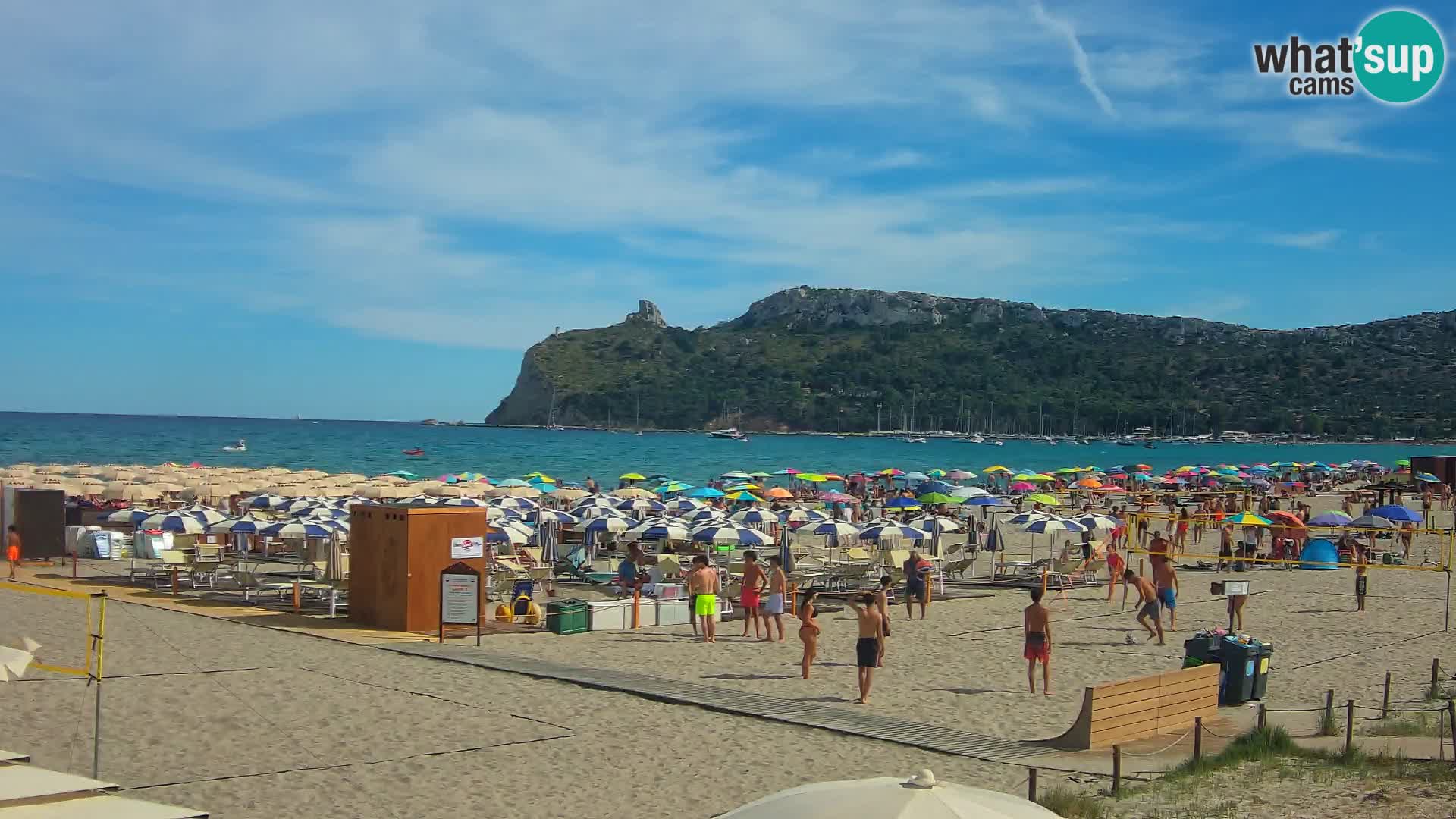 Webcam plage de Poetto | Cagliari | Sardaigne
