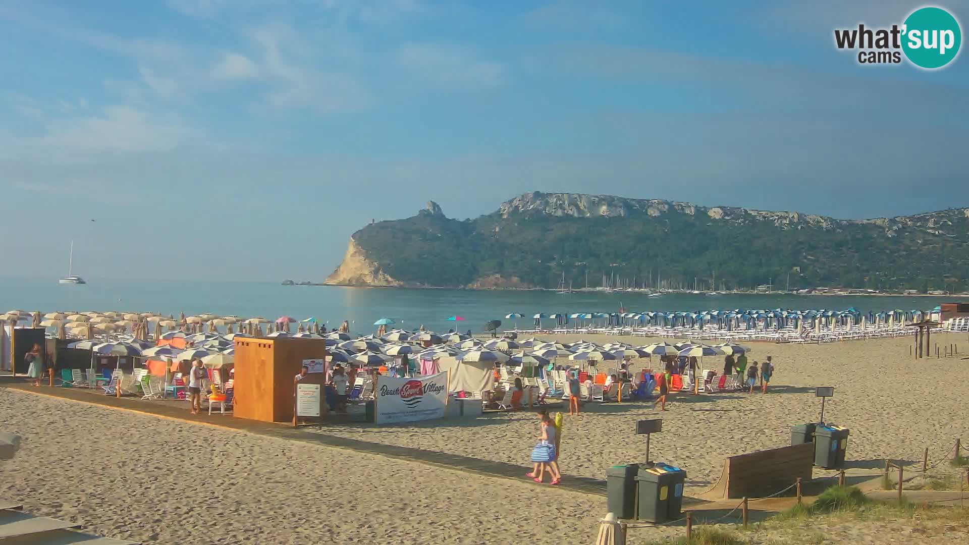 Webcam plage de Poetto | Cagliari | Sardaigne