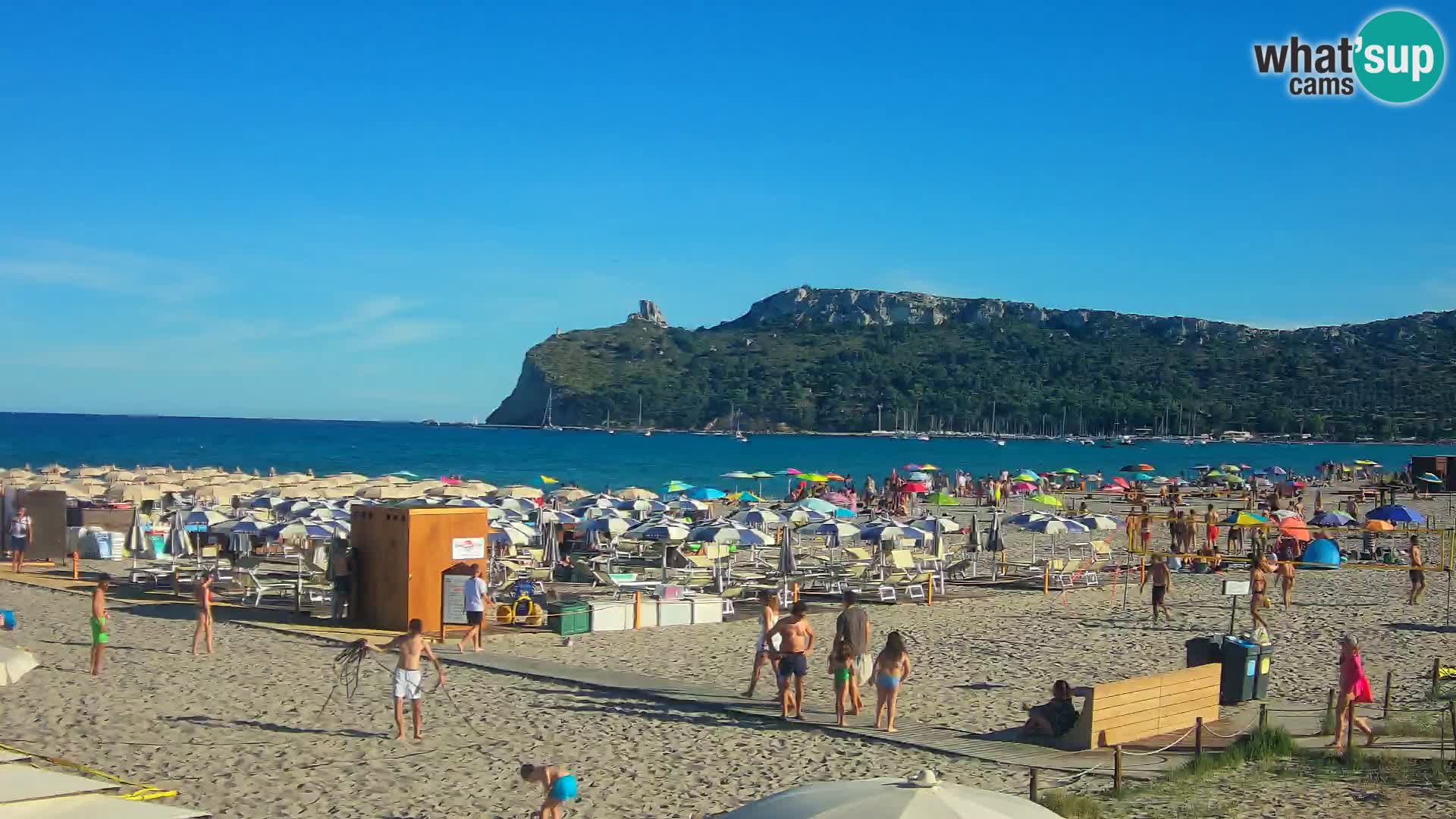 Poetto beach webcam | Cagliari | Sardinia