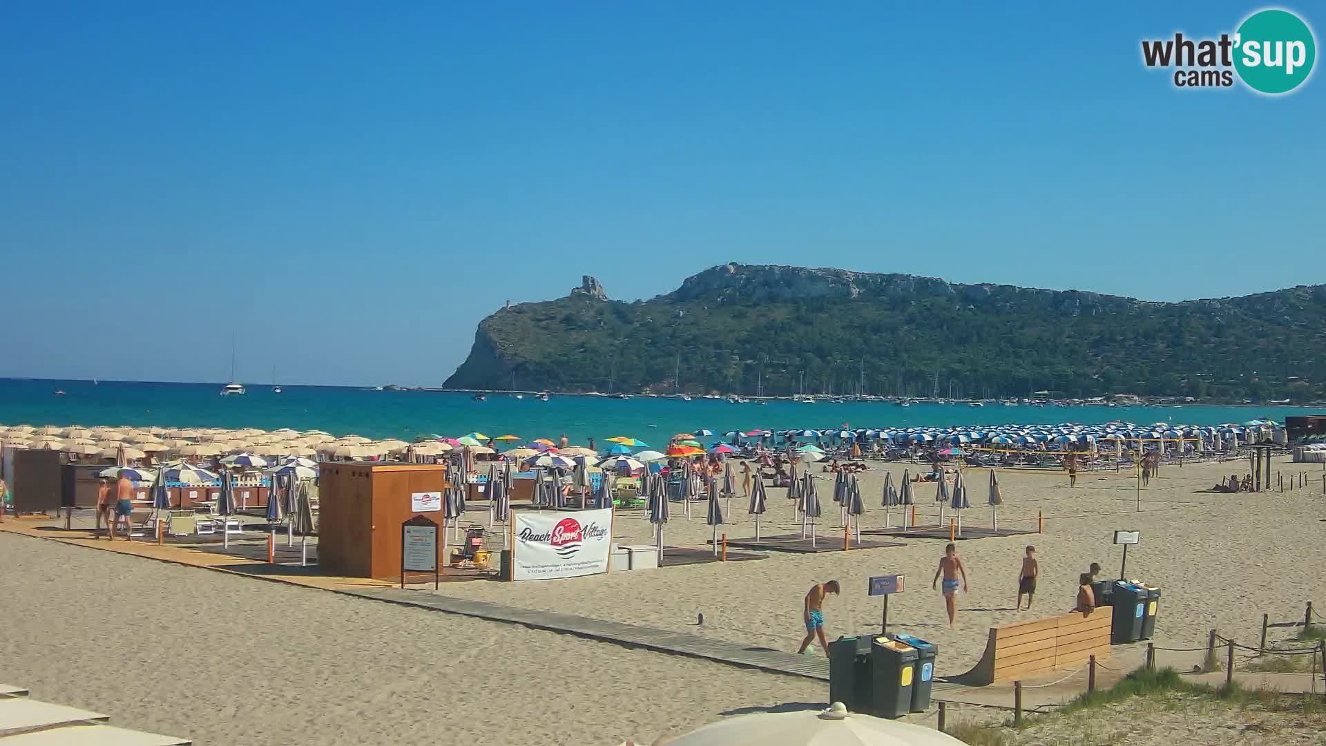 Poetto beach webcam | Cagliari | Sardinija
