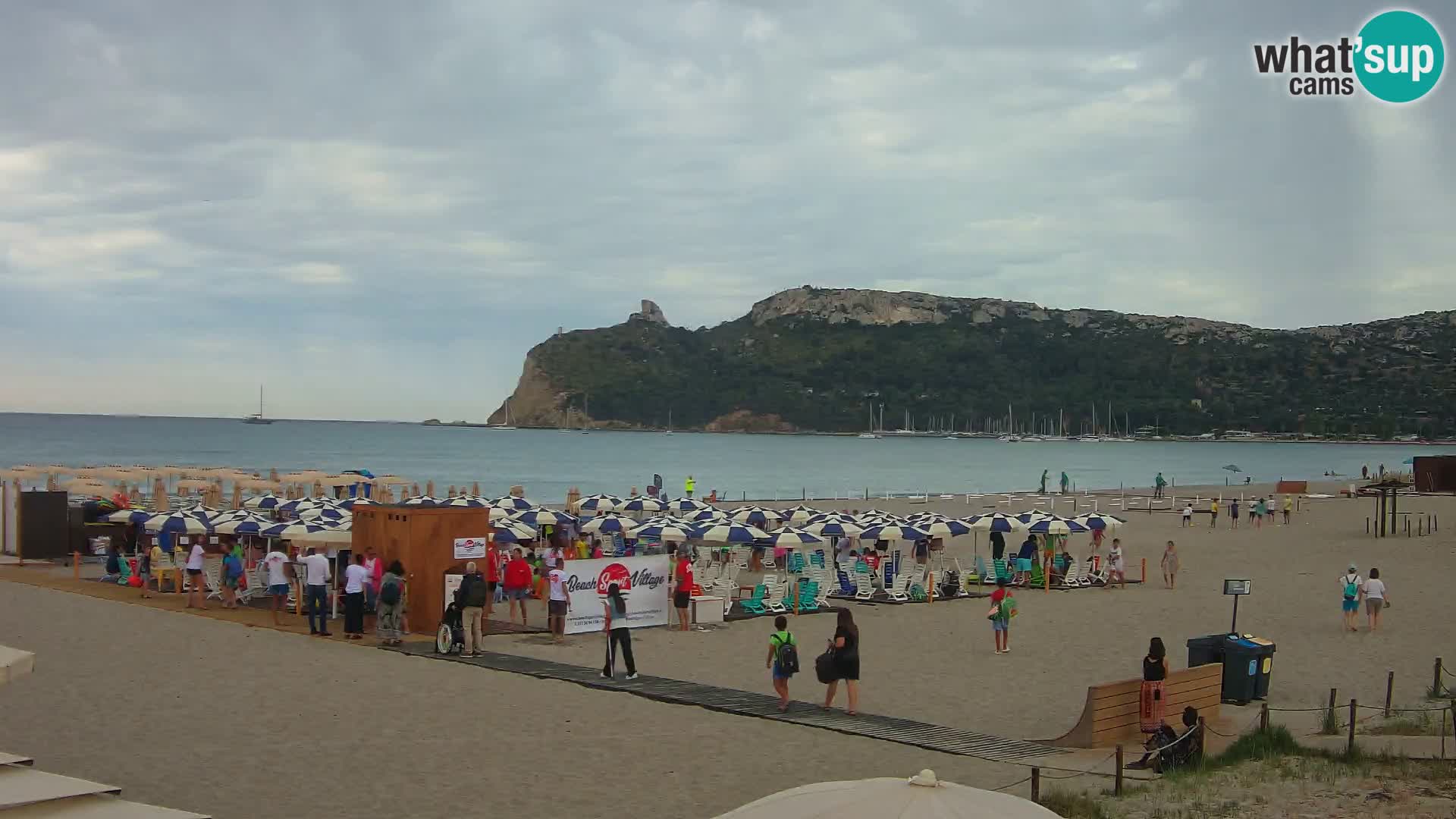 Poetto beach webcam | Cagliari | Sardinija