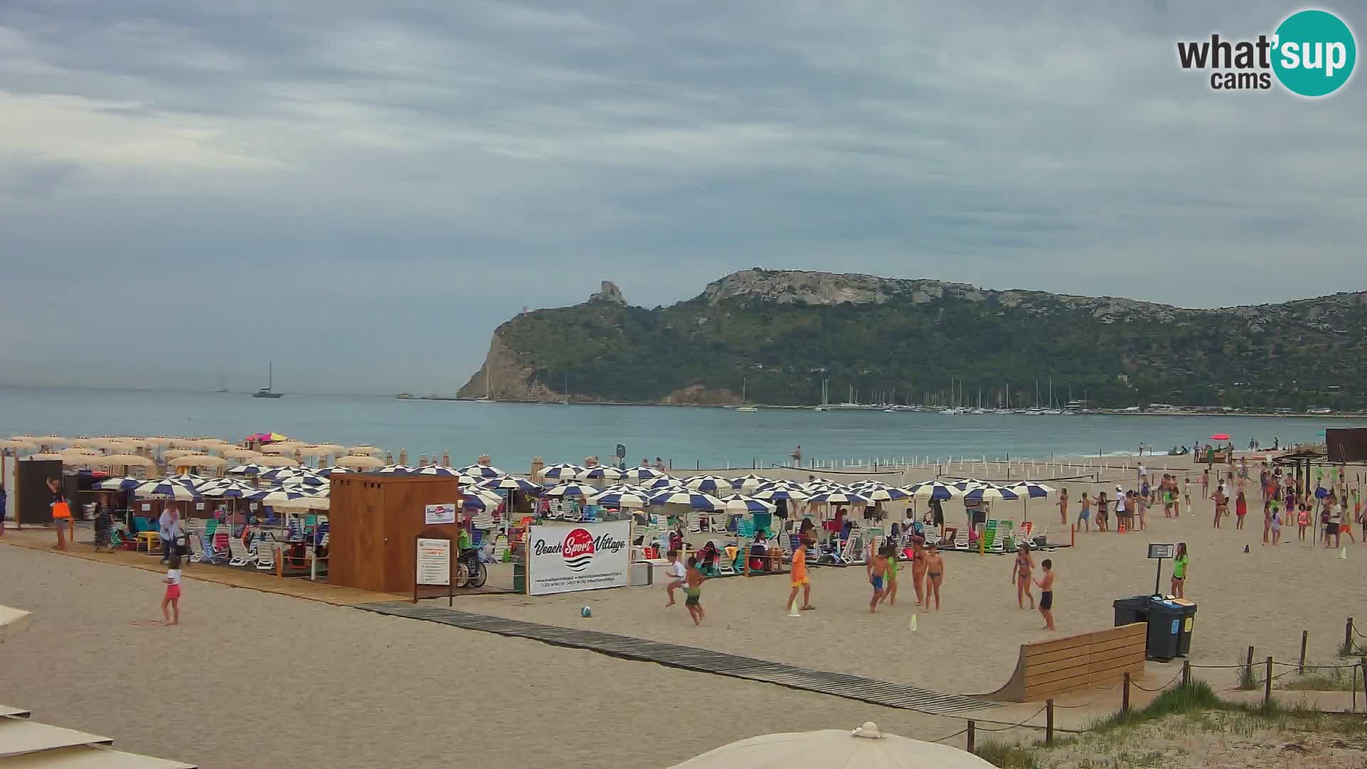 Poetto beach webcam | Cagliari | Sardinija
