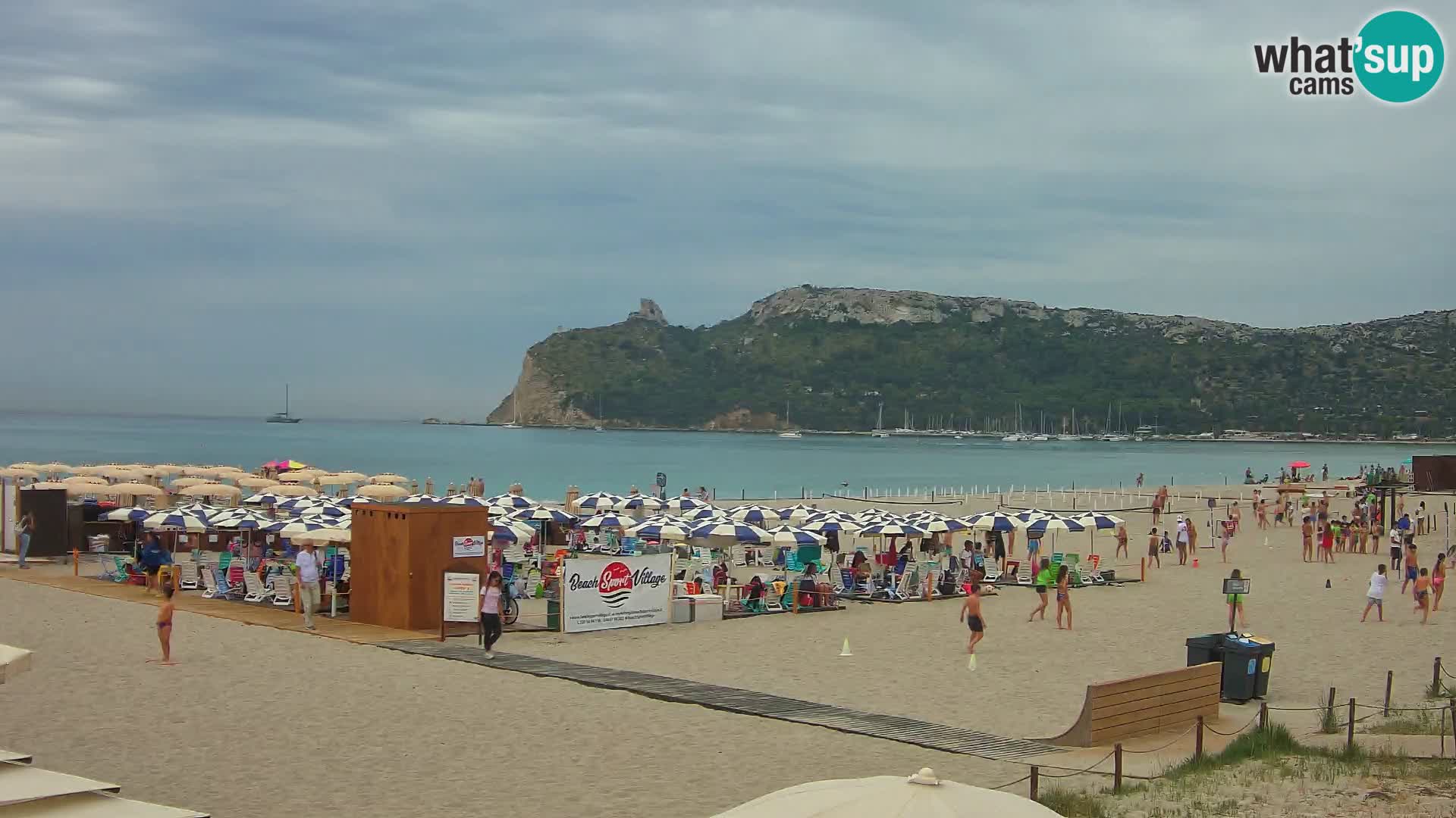 Poetto beach webcam | Cagliari | Sardinija