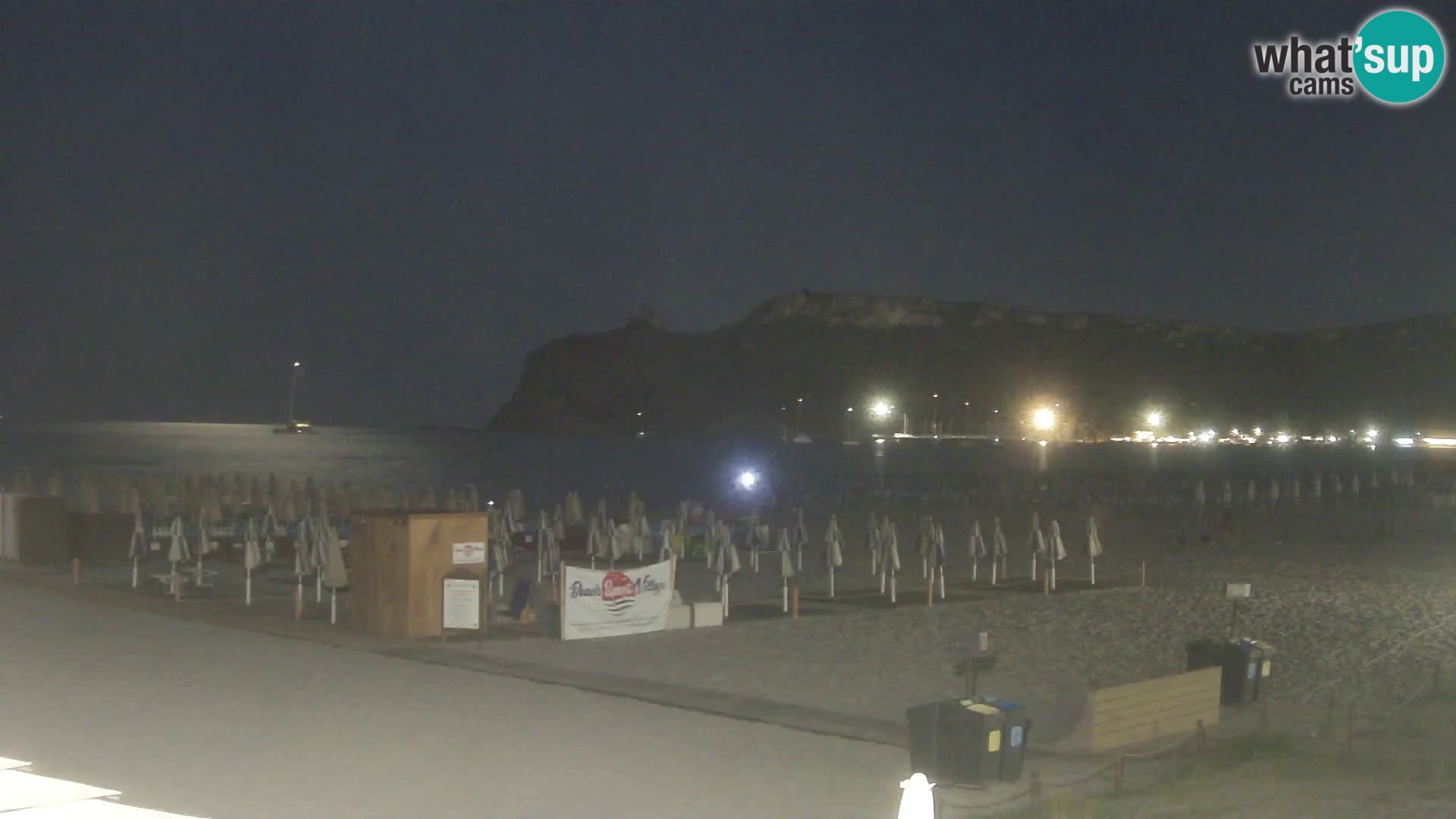 Poetto beach webcam | Cagliari | Sardinija