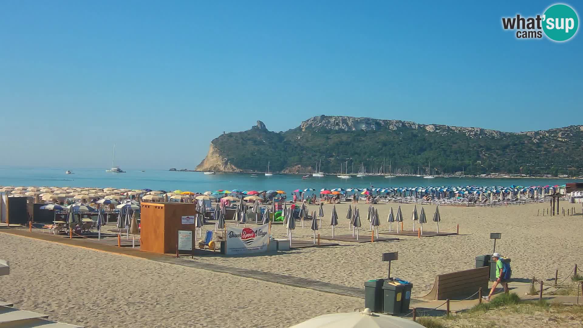 Poetto beach webcam | Cagliari | Sardinia