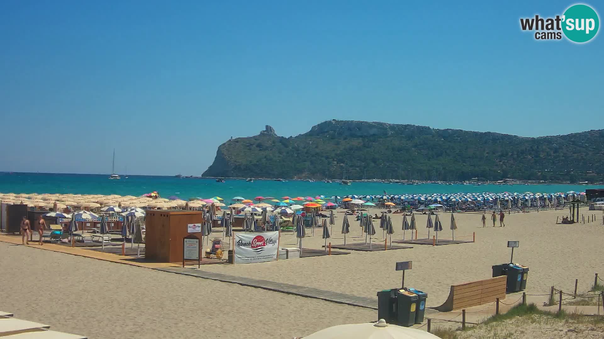 Poetto beach webcam | Cagliari | Sardinia