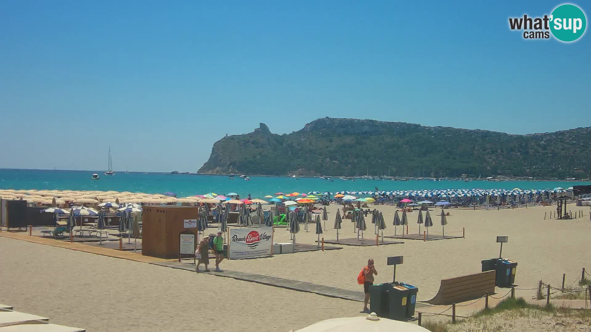 Poetto Strand Webcam | Cagliari | Sardinien