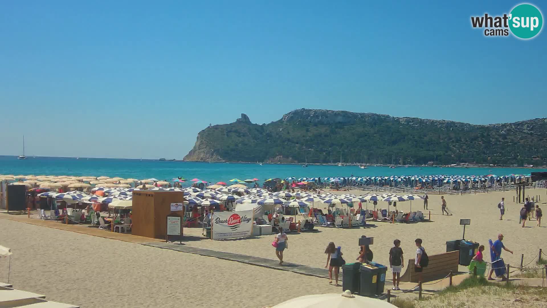 Webcam spiaggia del Poetto | Cagliari | Sardegna