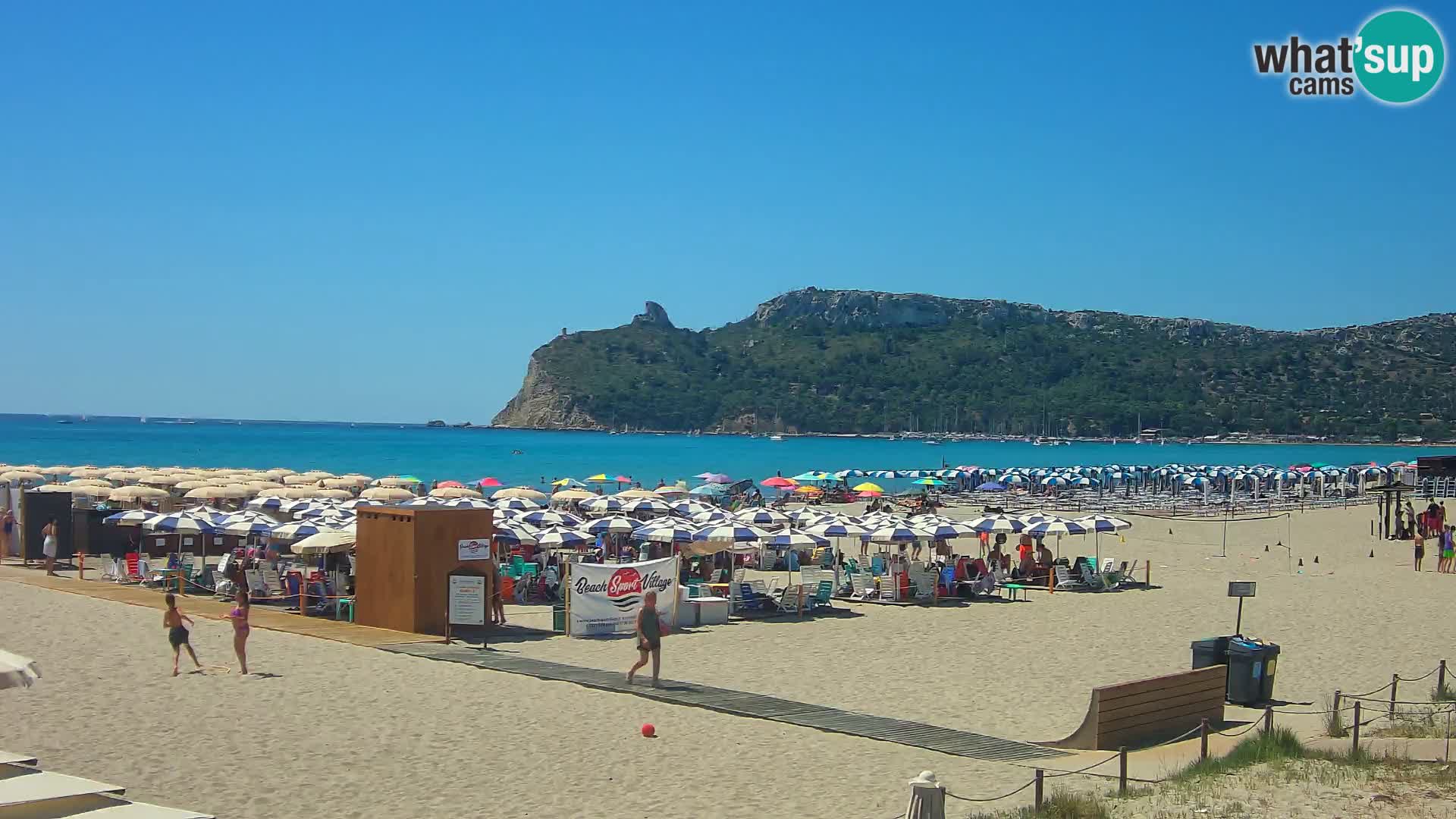 Poetto beach webcam | Cagliari | Sardinia
