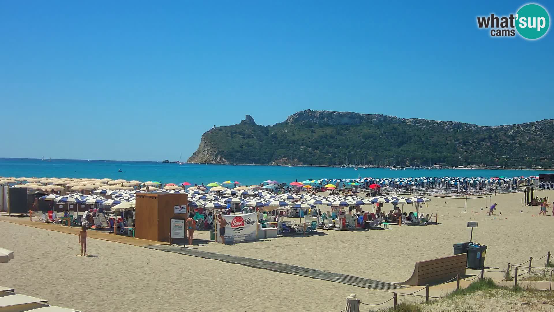 Poetto beach webcam | Cagliari | Sardinia