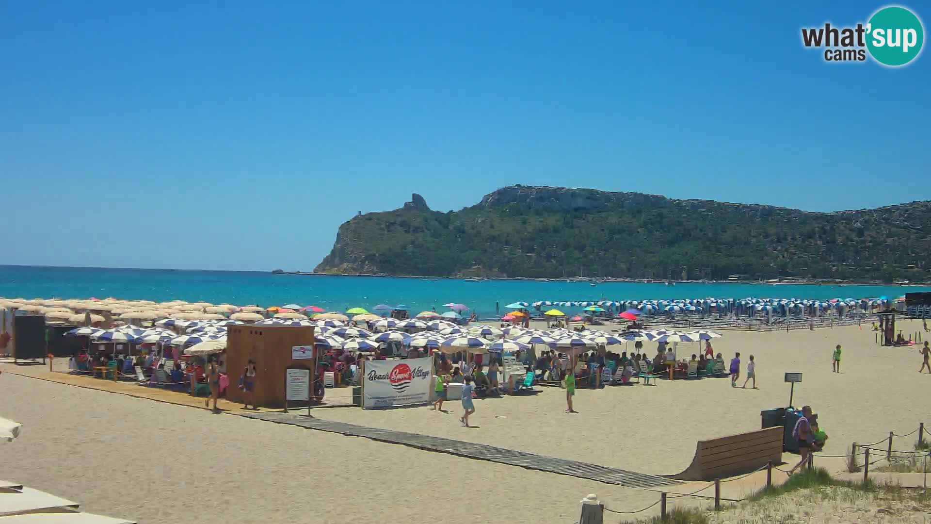 Poetto beach webcam | Cagliari | Sardinija