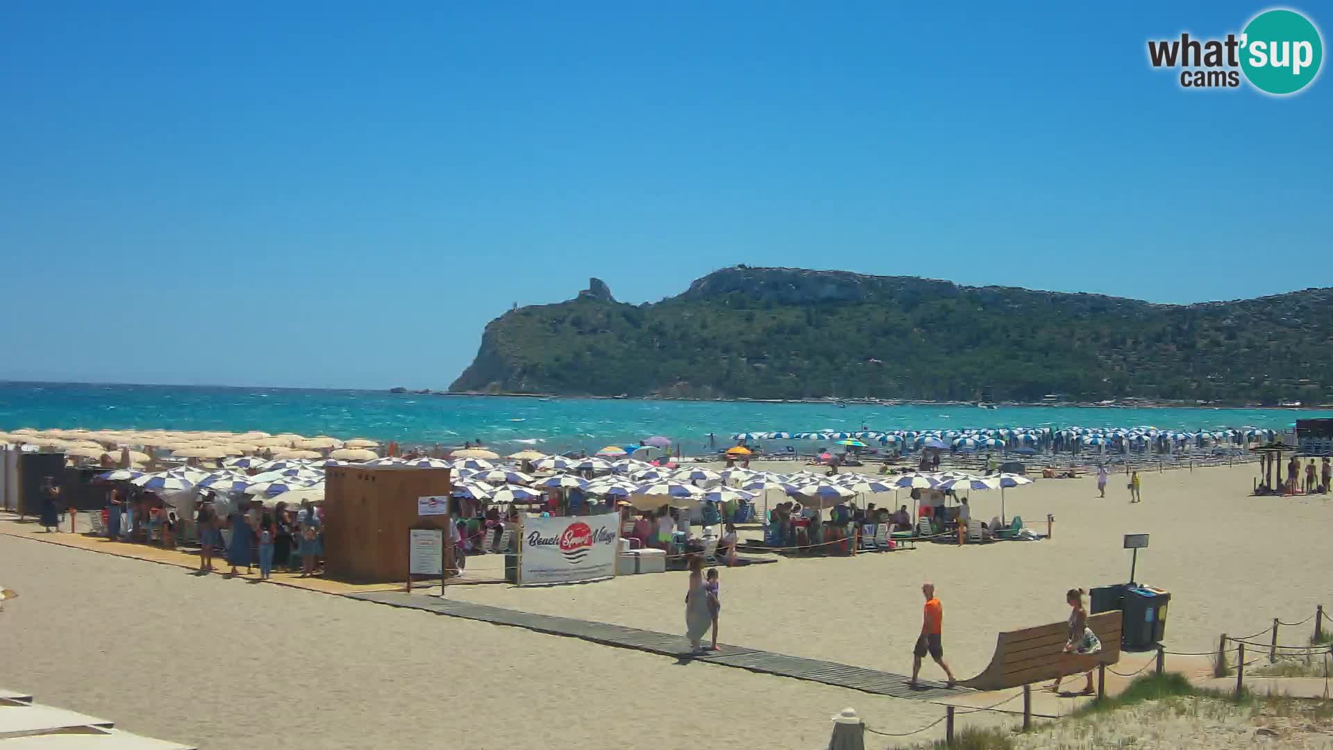 Poetto beach webcam | Cagliari | Sardinija